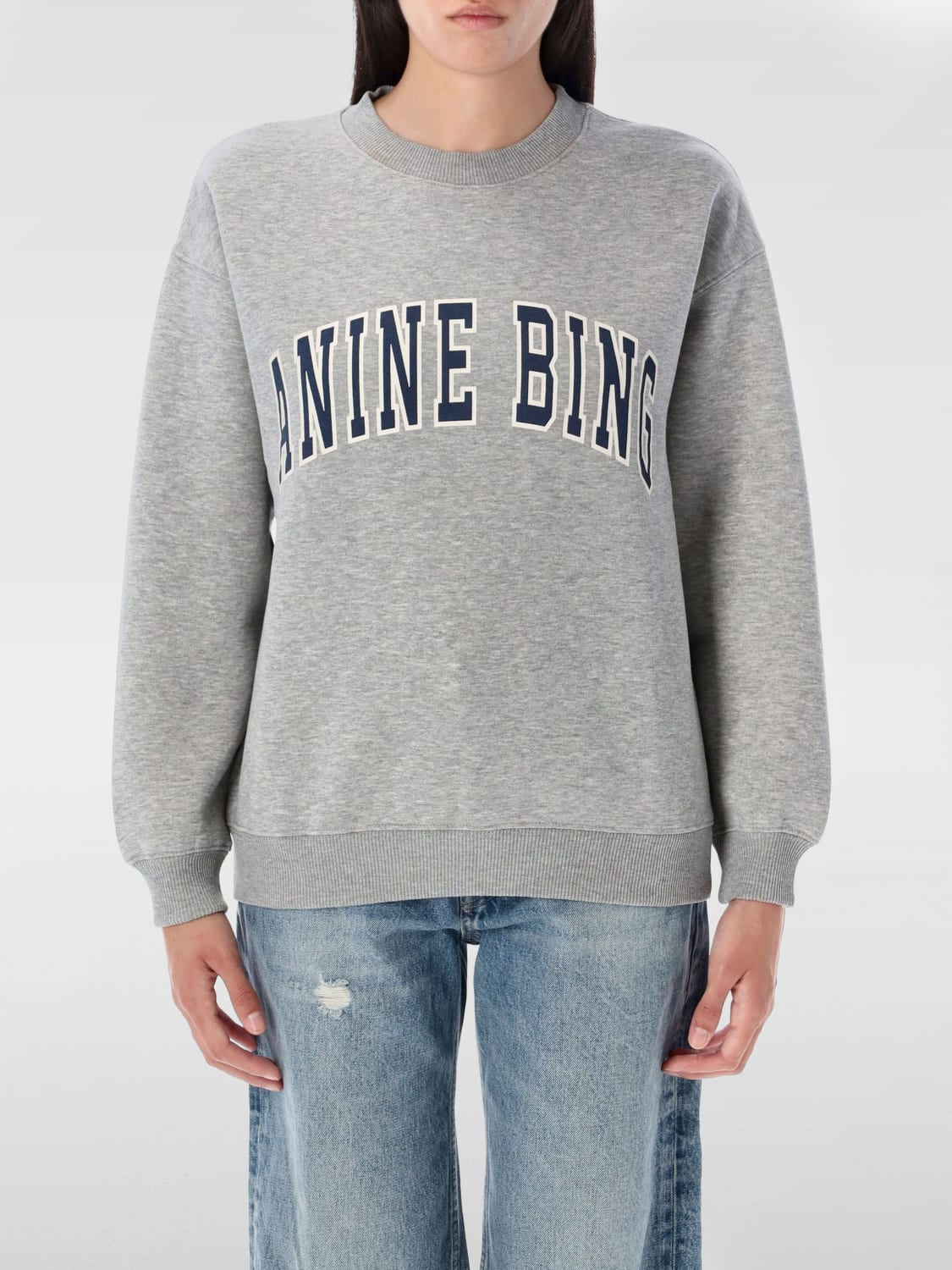 ANINE BING SWEATSHIRT: Sweatshirt damen Anine Bing, Grau - Img 1