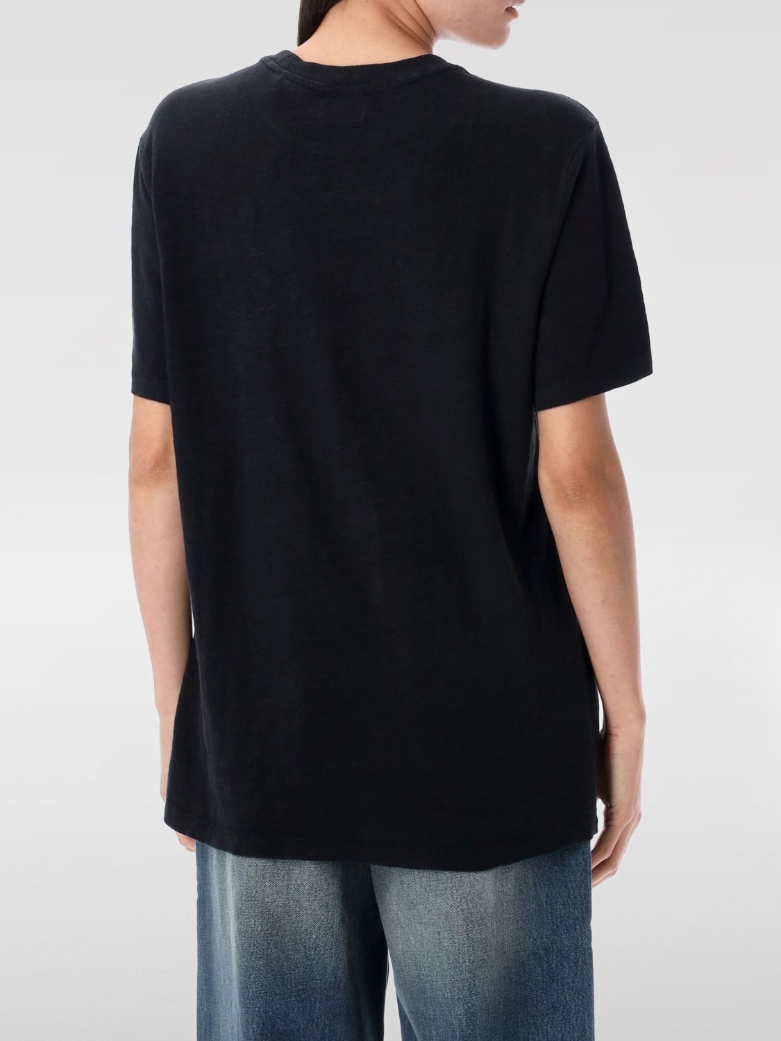 ISABEL MARANT ETOILE T-SHIRT: T-shirt damen Isabel Marant Etoile, Schwarz - Img 2