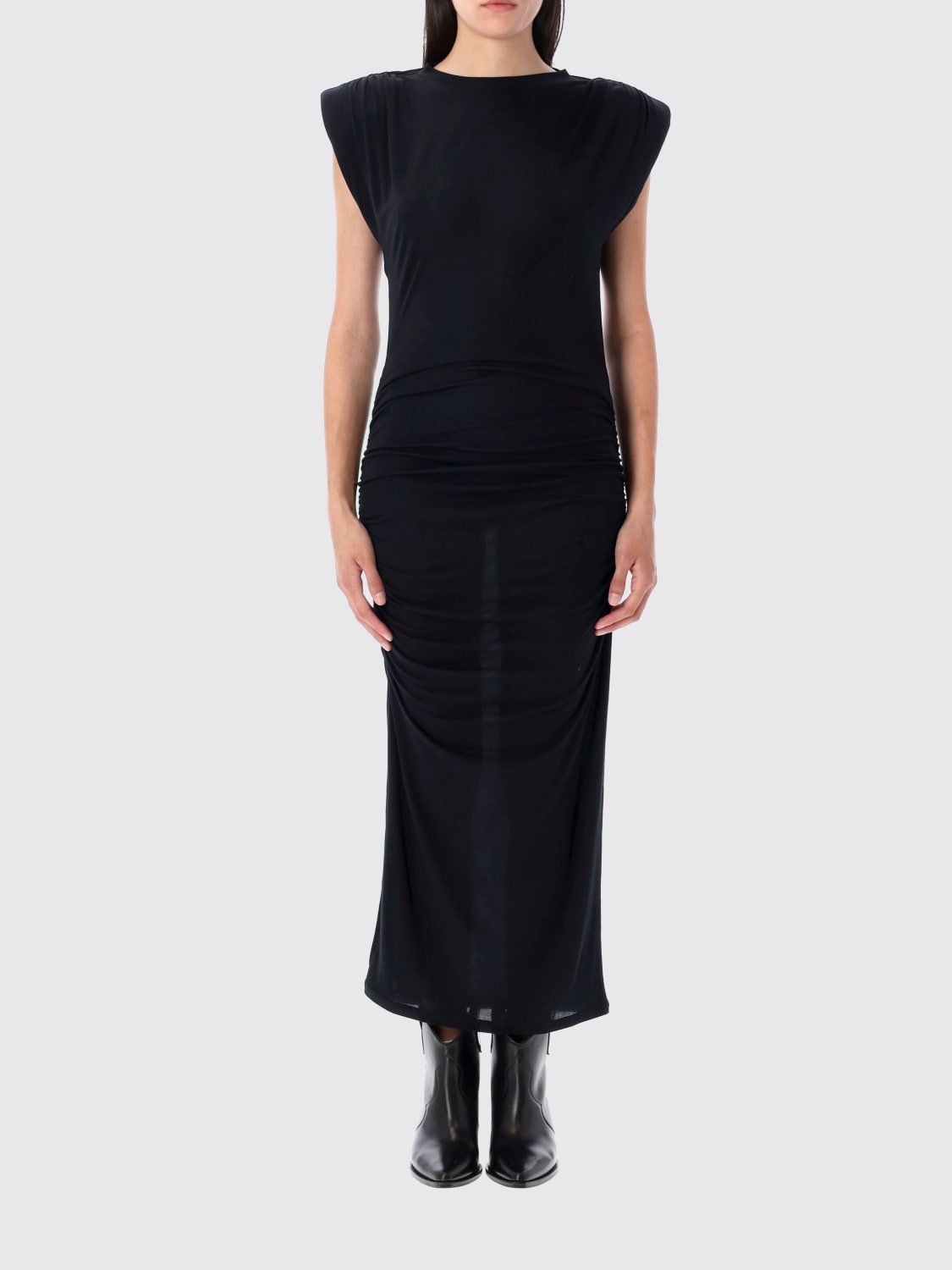 ISABEL MARANT ETOILE ABITO: Abito Isabel Marant Etoile in modal stretch , Nero - Img 1