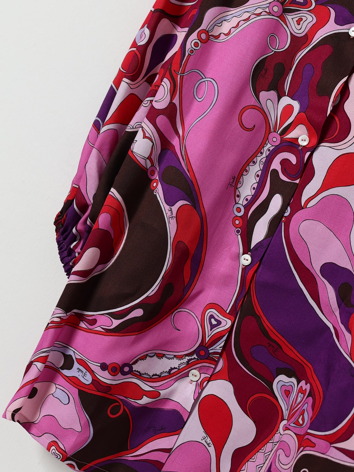 PUCCI KLEID: Kleid kinder Pucci, Fuchsia - Img 3
