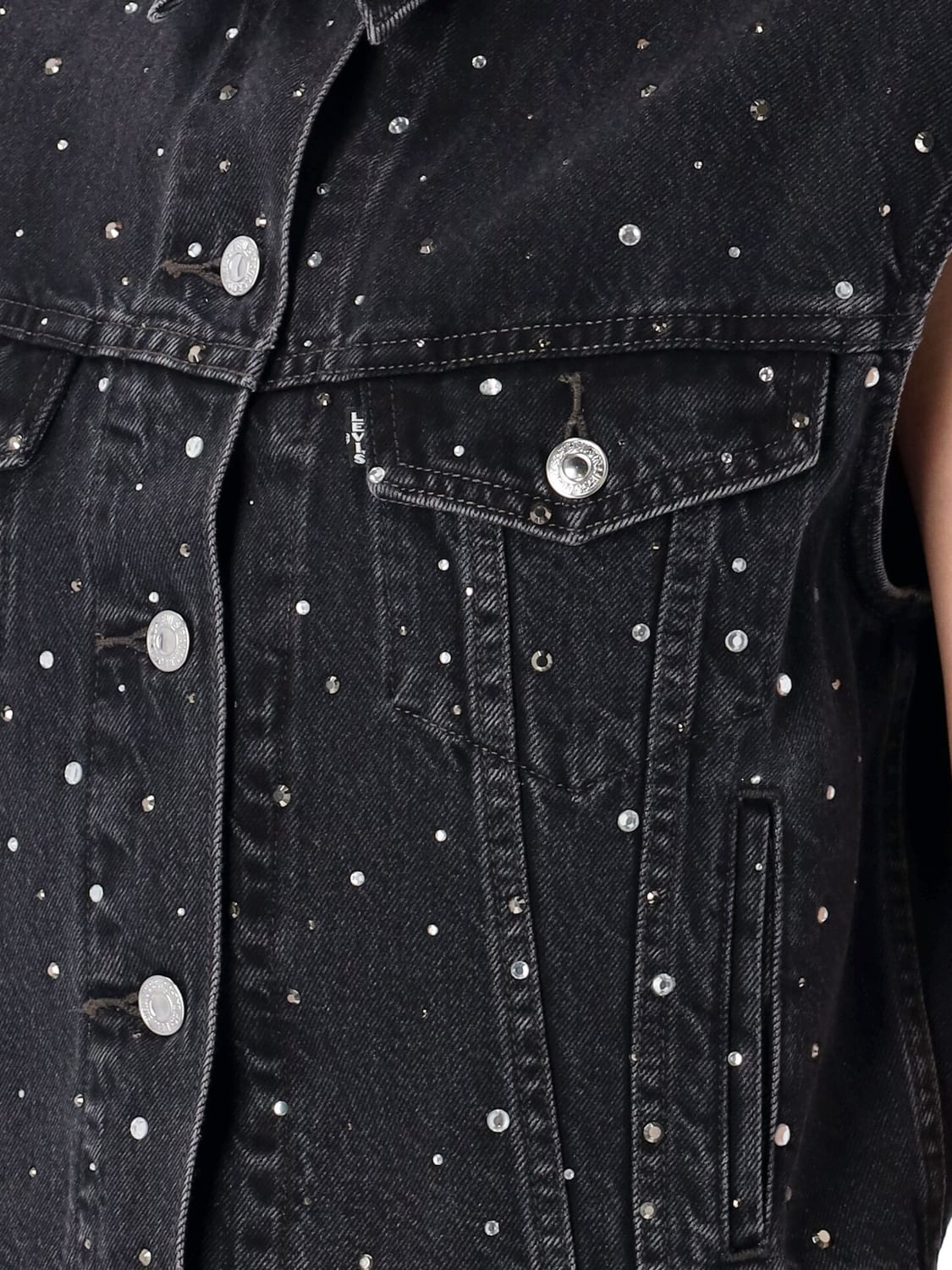 LEVI'S JACKET: Jacket woman Levi's, Black - Img 3