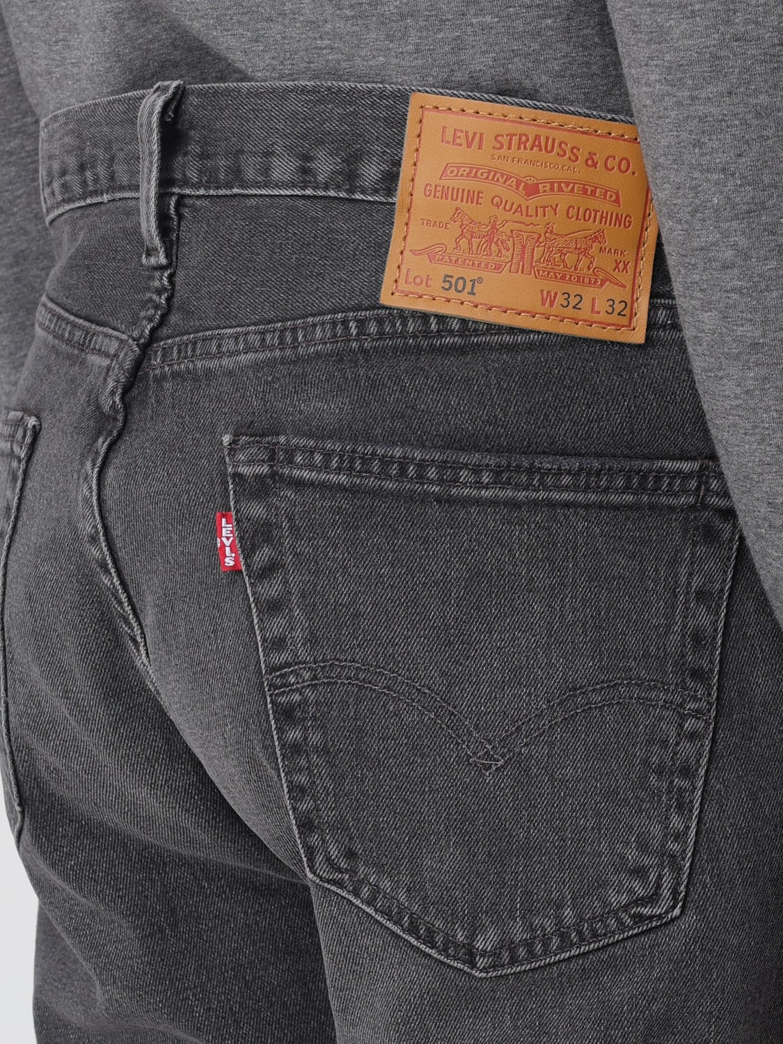 LEVI'S JEANS: Jeans men Levi's, Black - Img 3