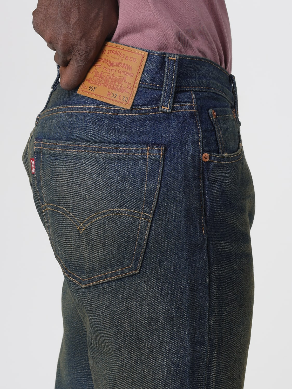 LEVI'S JEANS: Jeans men Levi's, Indigo - Img 3