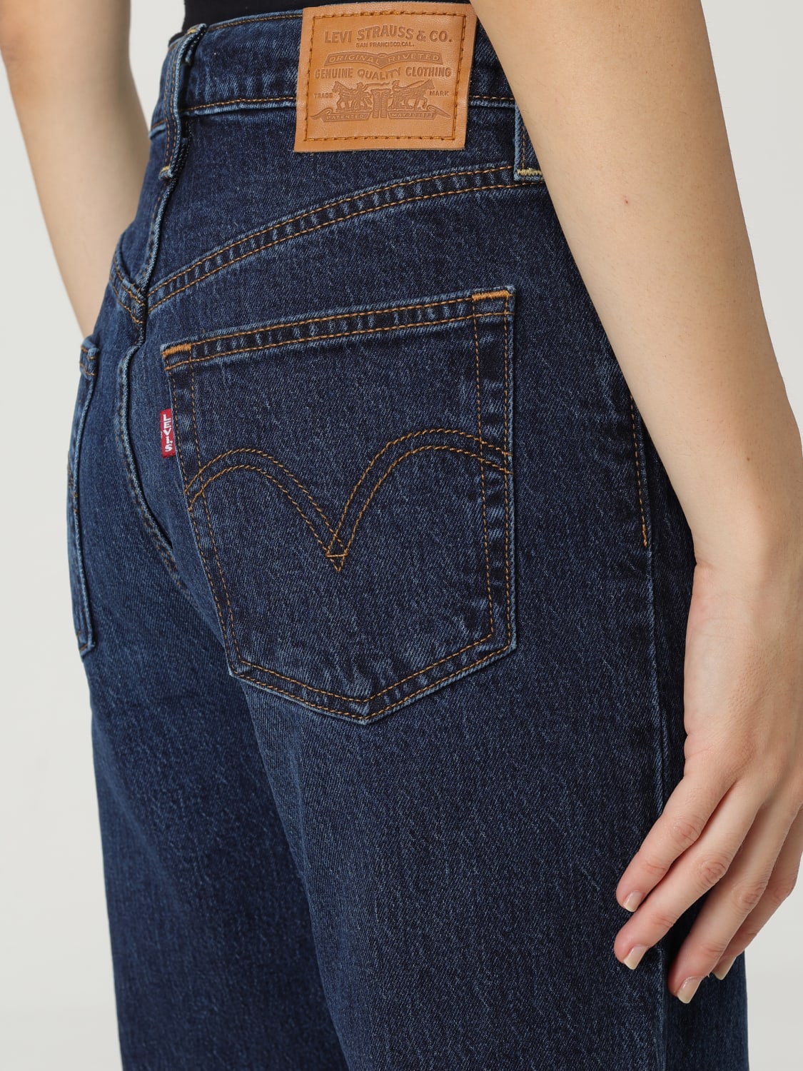 LEVI'S JEANS: Jeans woman Levi's, Denim - Img 3