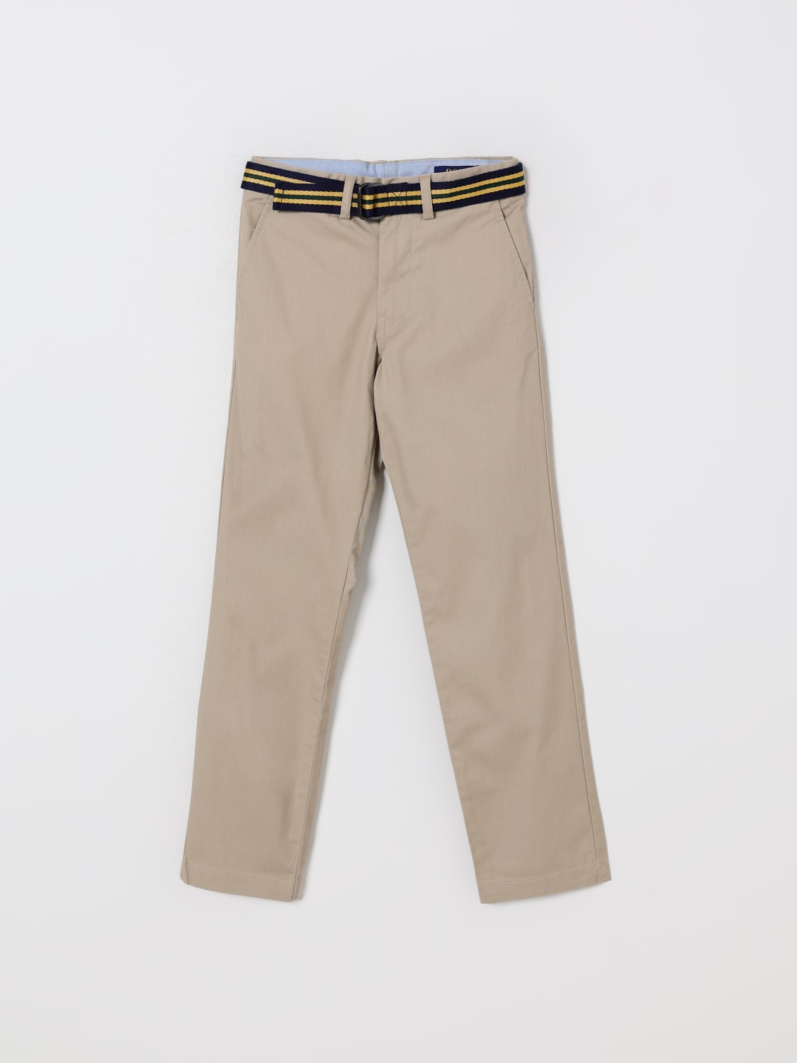 POLO RALPH LAUREN PANTS: Pants kids Polo Ralph Lauren, Kaki - Img 1