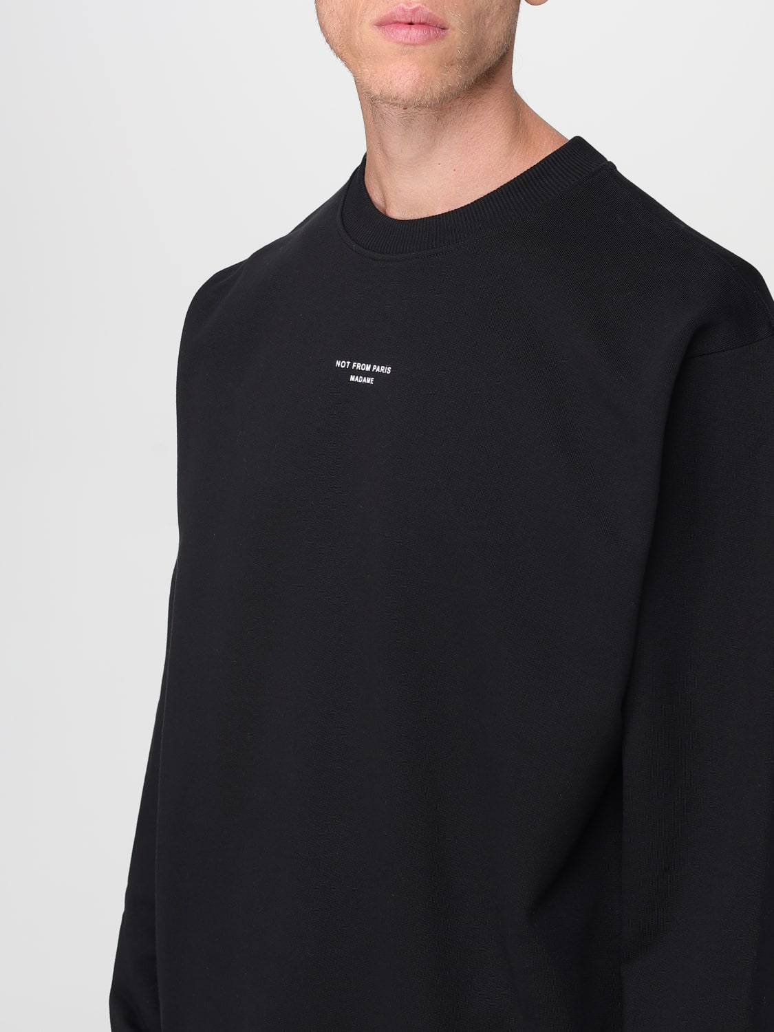 DRÔLE DE MONSIEUR SWEATSHIRT: Sweatshirt men Drôle De Monsieur, Black - Img 3