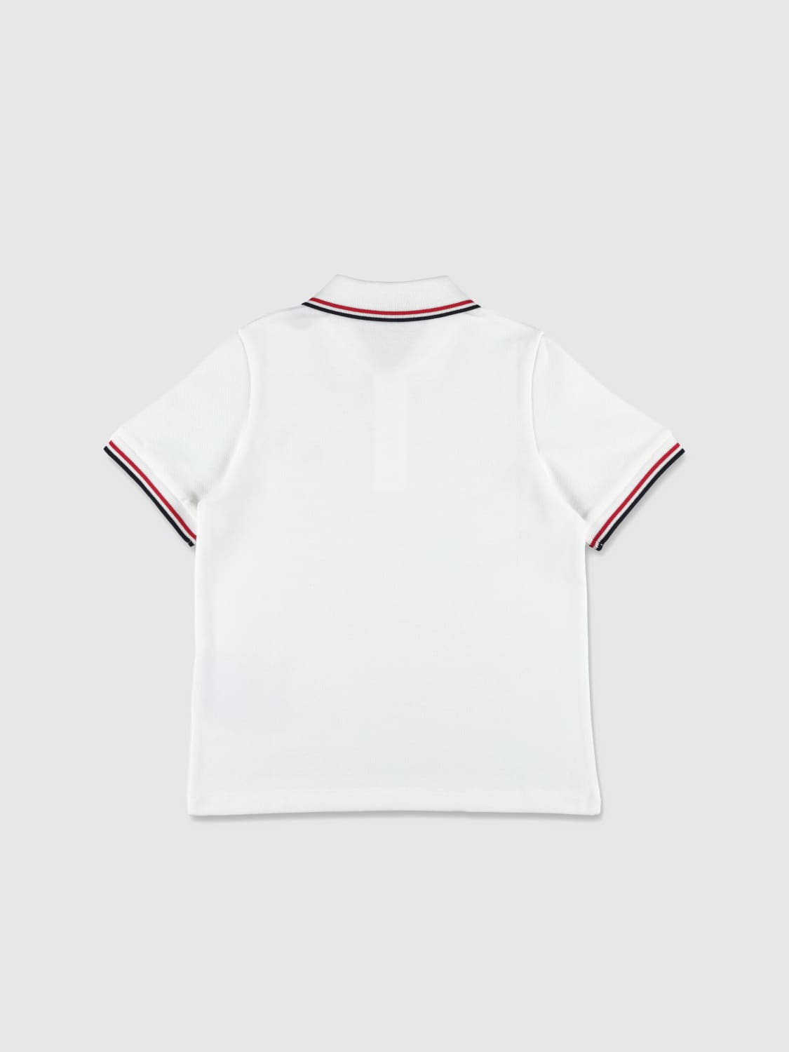MONCLER POLO: Camiseta niños Moncler, Blanco - Img 2