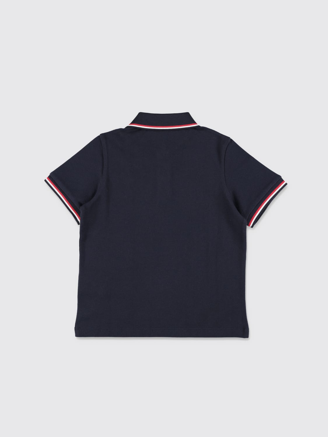 MONCLER POLO: Camiseta niños Moncler, Azul Oscuro - Img 2
