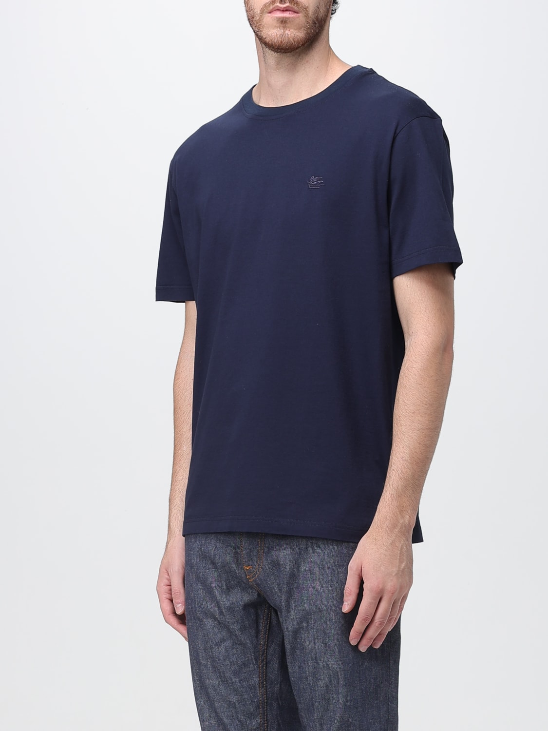 ETRO T-SHIRT: T-shirt herren Etro, Blau - Img 4