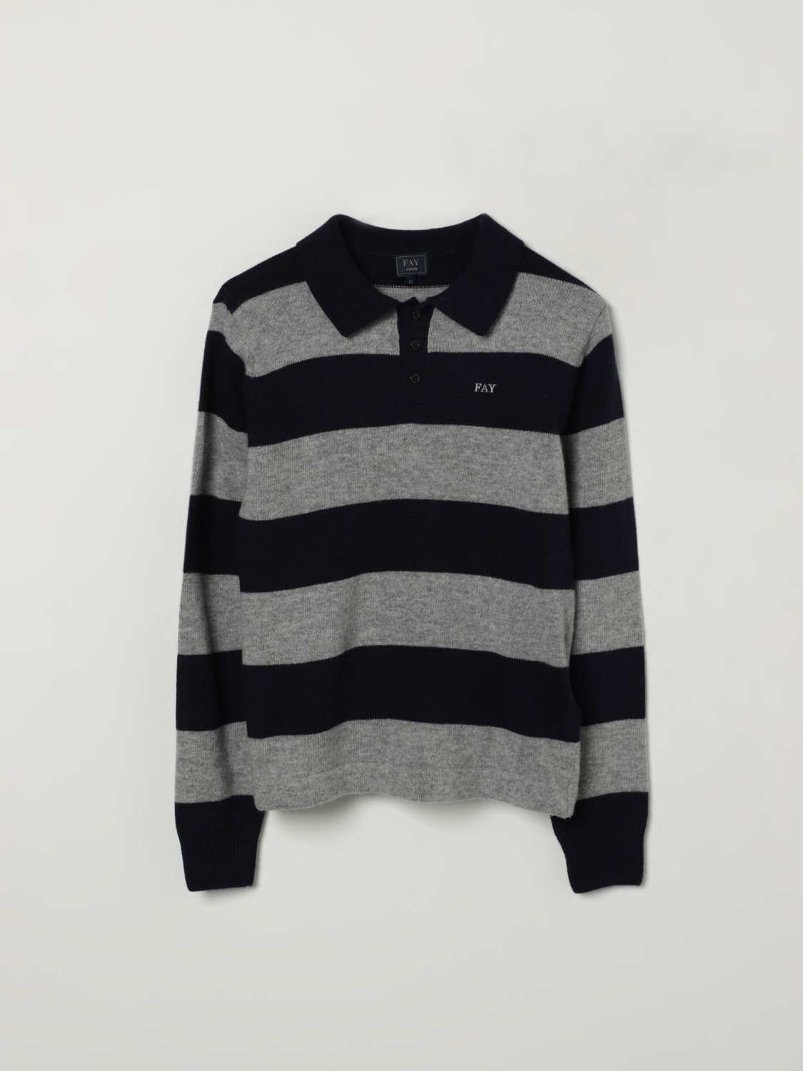 FAY JUNIOR POLO SHIRT: Sweater kids Fay Junior, Blue - Img 1