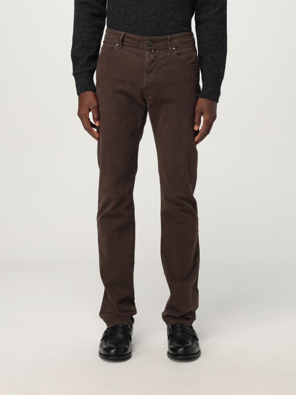 JACOB COHEN 牛仔裤: 牛仔裤 男士 Jacob Cohen, 棕色 - Img 1