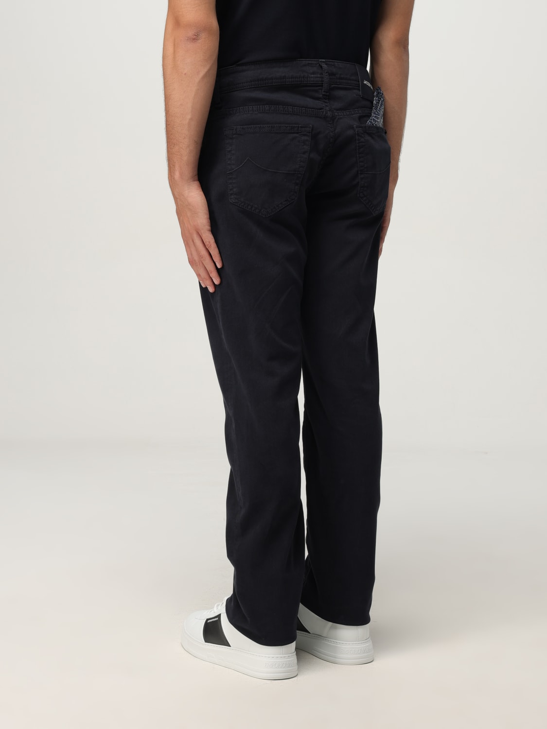 JACOB COHEN 牛仔裤: 牛仔裤 男士 Jacob Cohen, 海军蓝 - Img 2