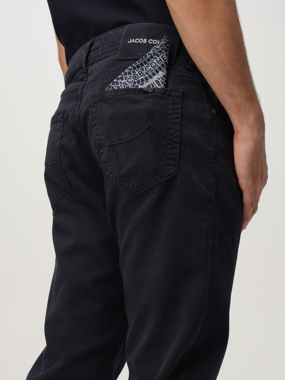 JACOB COHEN 牛仔裤: 牛仔裤 男士 Jacob Cohen, 海军蓝 - Img 3