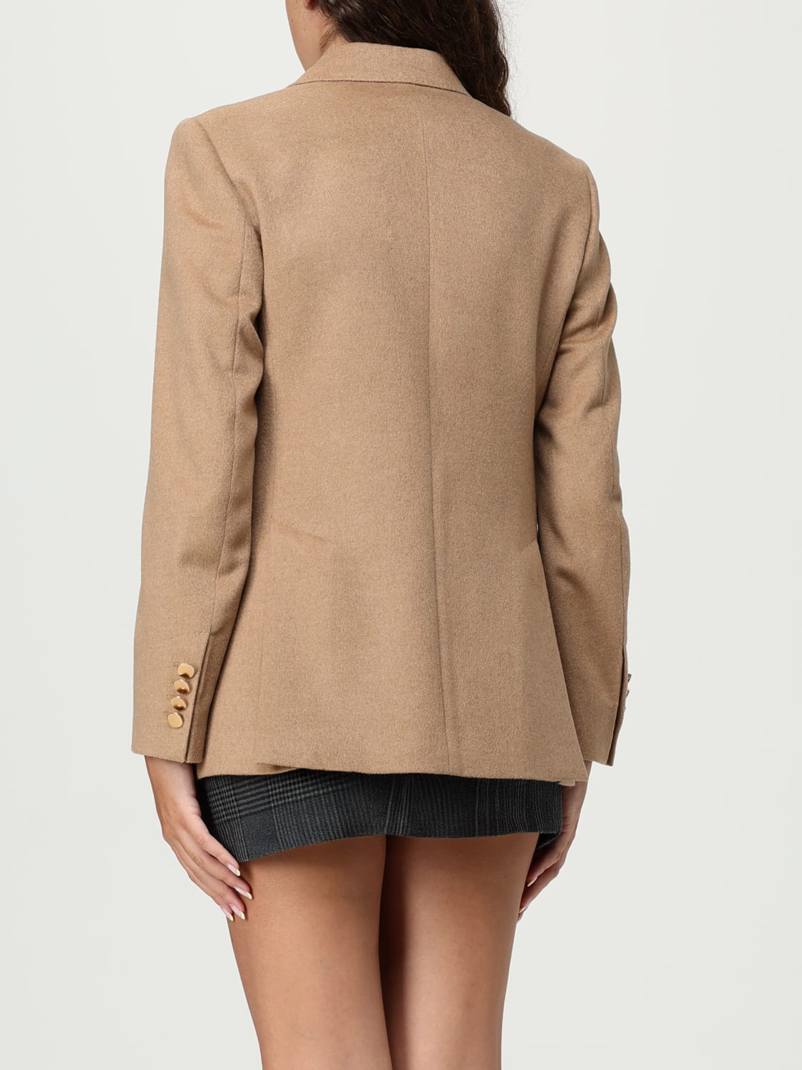 MAX MARA VESTE: Blazer femme Max Mara, Chameau - Img 3