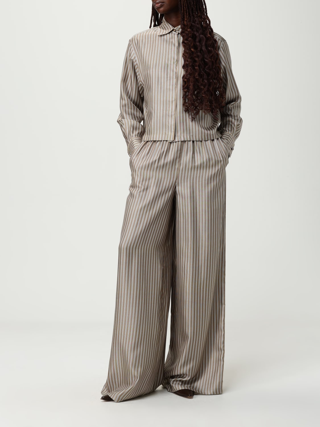 MAX MARA TROUSERS: Trousers woman Max Mara, Brown - Img 2