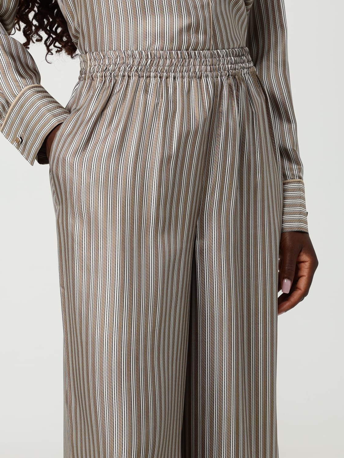 MAX MARA TROUSERS: Trousers woman Max Mara, Brown - Img 5