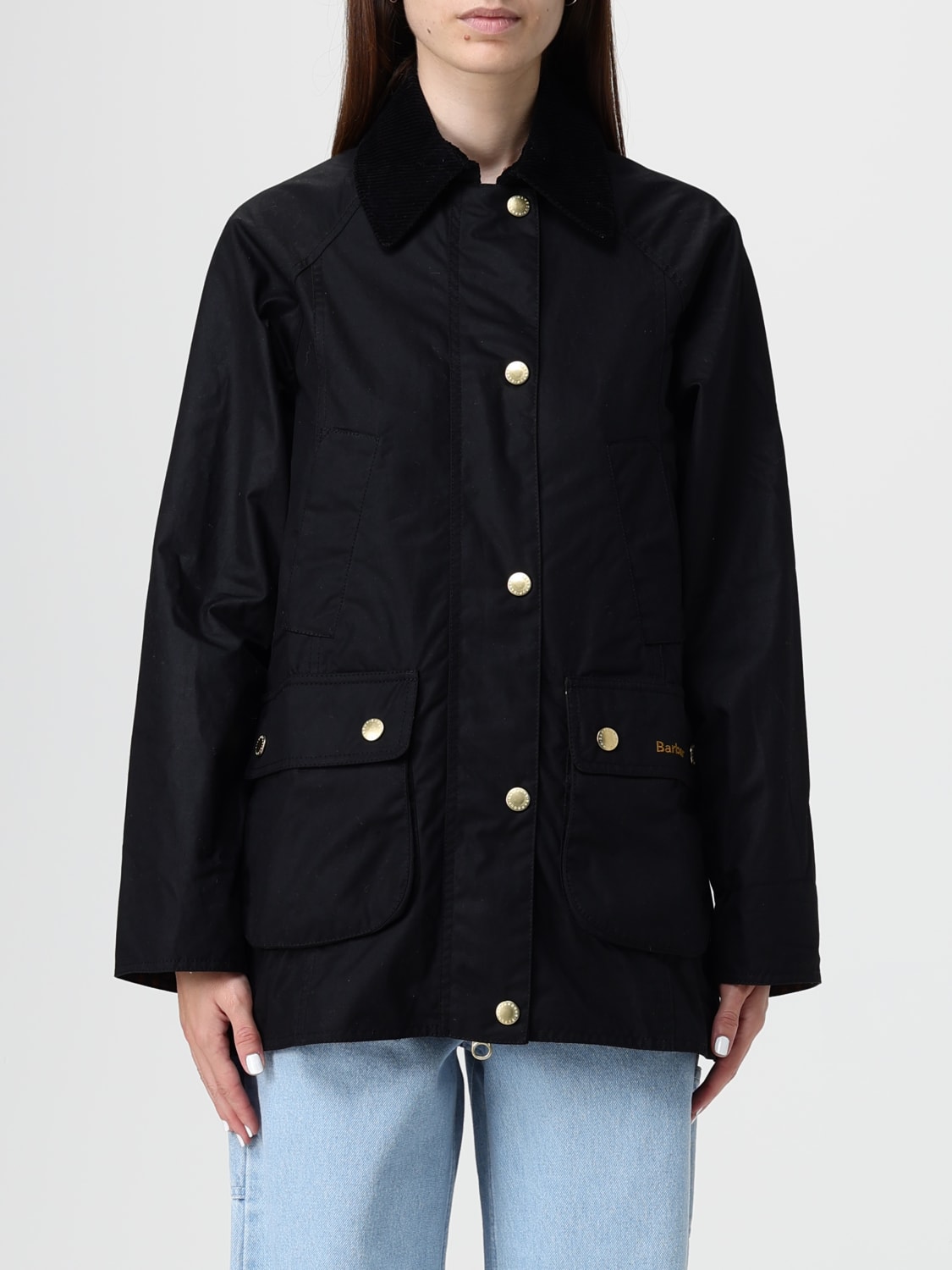 BARBOUR JACKE: Jacke damen Barbour, Schwarz - Img 1