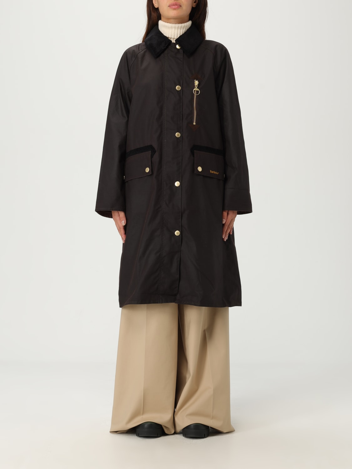 BARBOUR JACKET: Jacket woman Barbour, Brown - Img 1