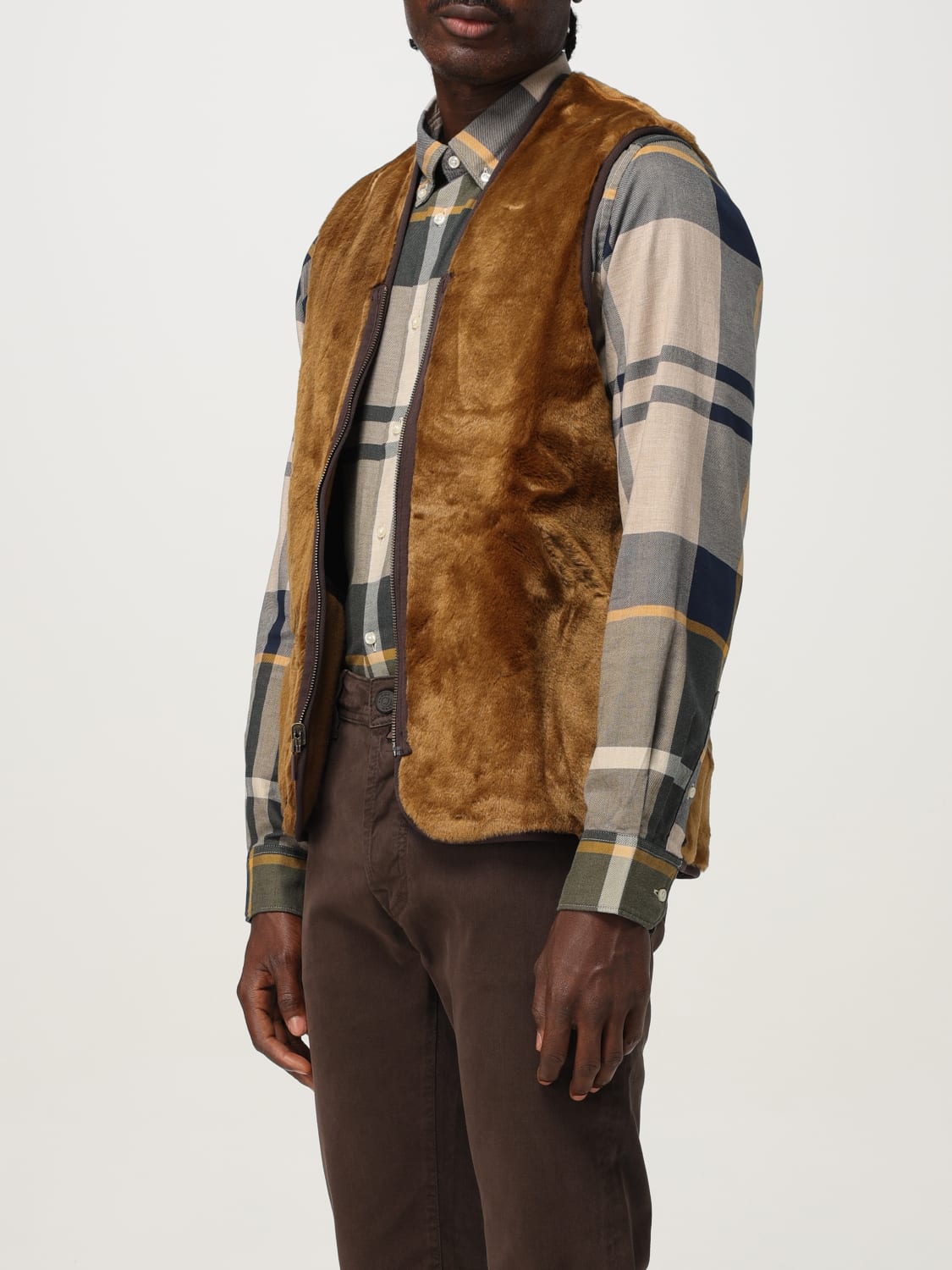 BARBOUR WESTE: Weste herren Barbour, Braun - Img 3