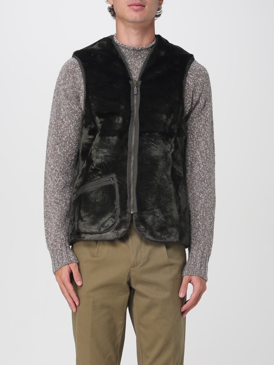 BARBOUR SUIT VEST: Suit vest men Barbour, Sage - Img 1