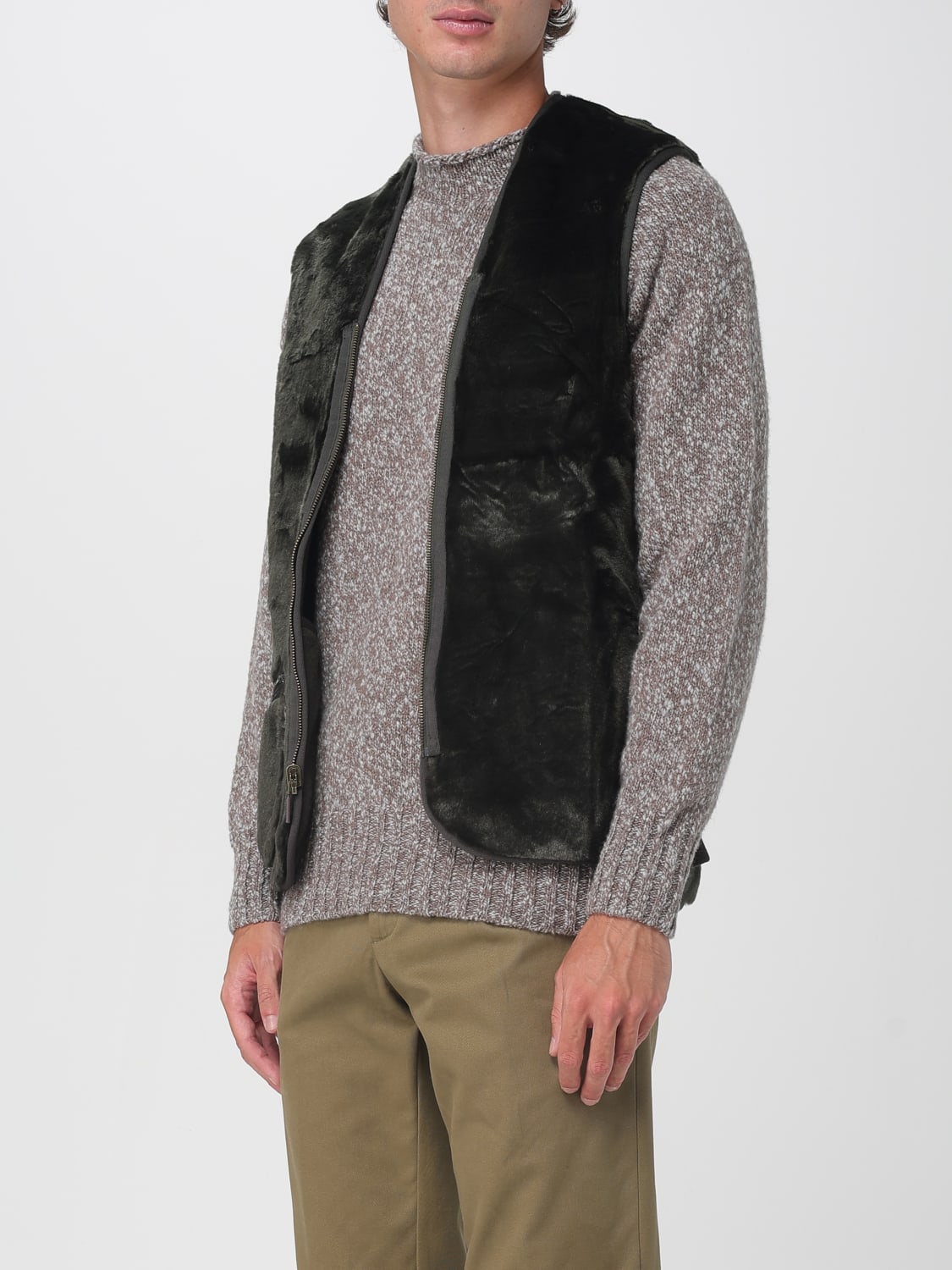 BARBOUR SUIT VEST: Suit vest men Barbour, Sage - Img 3