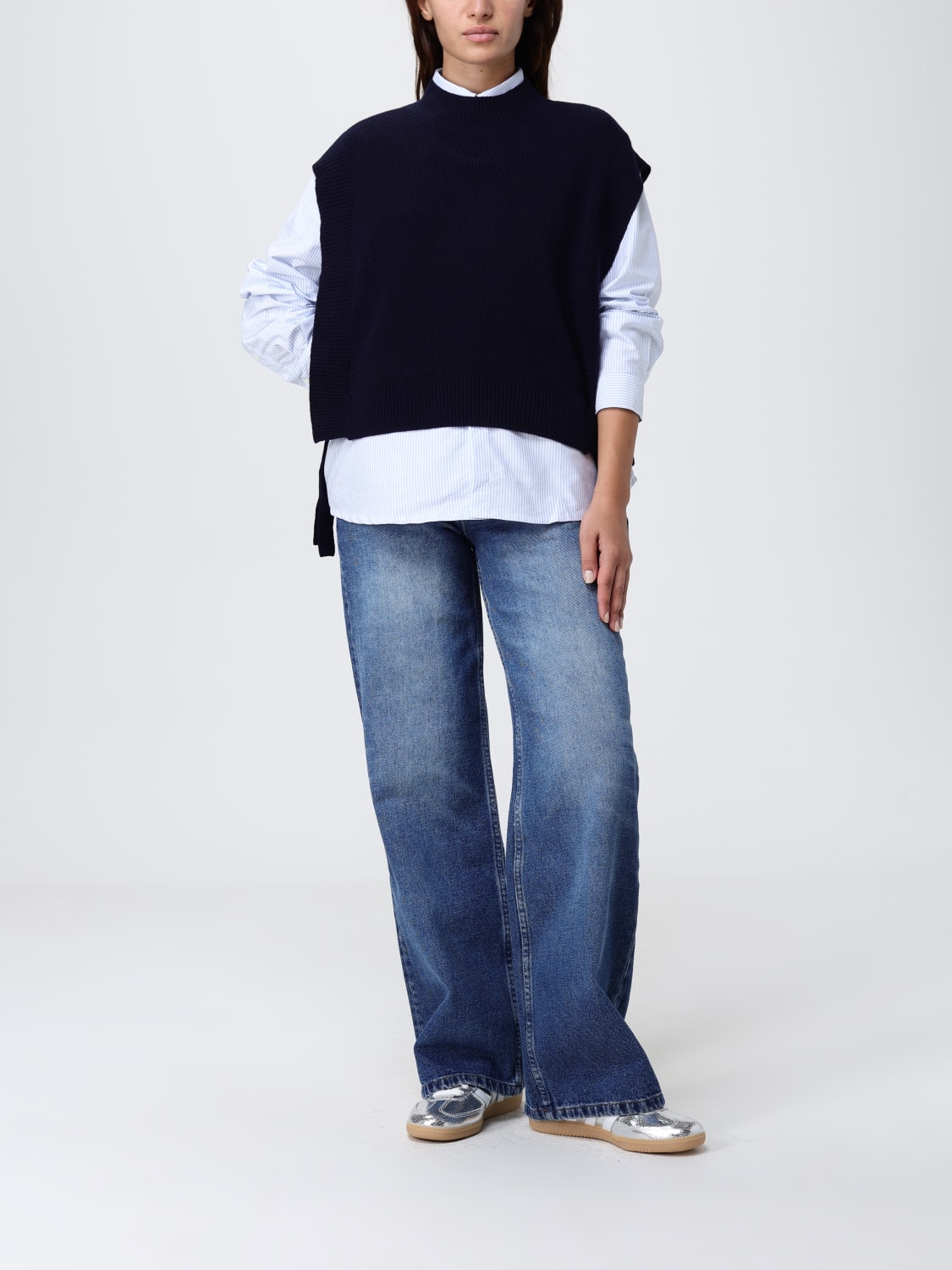 A.P.C. PULLOVER: Pullover damen A.P.C., Blau - Img 2