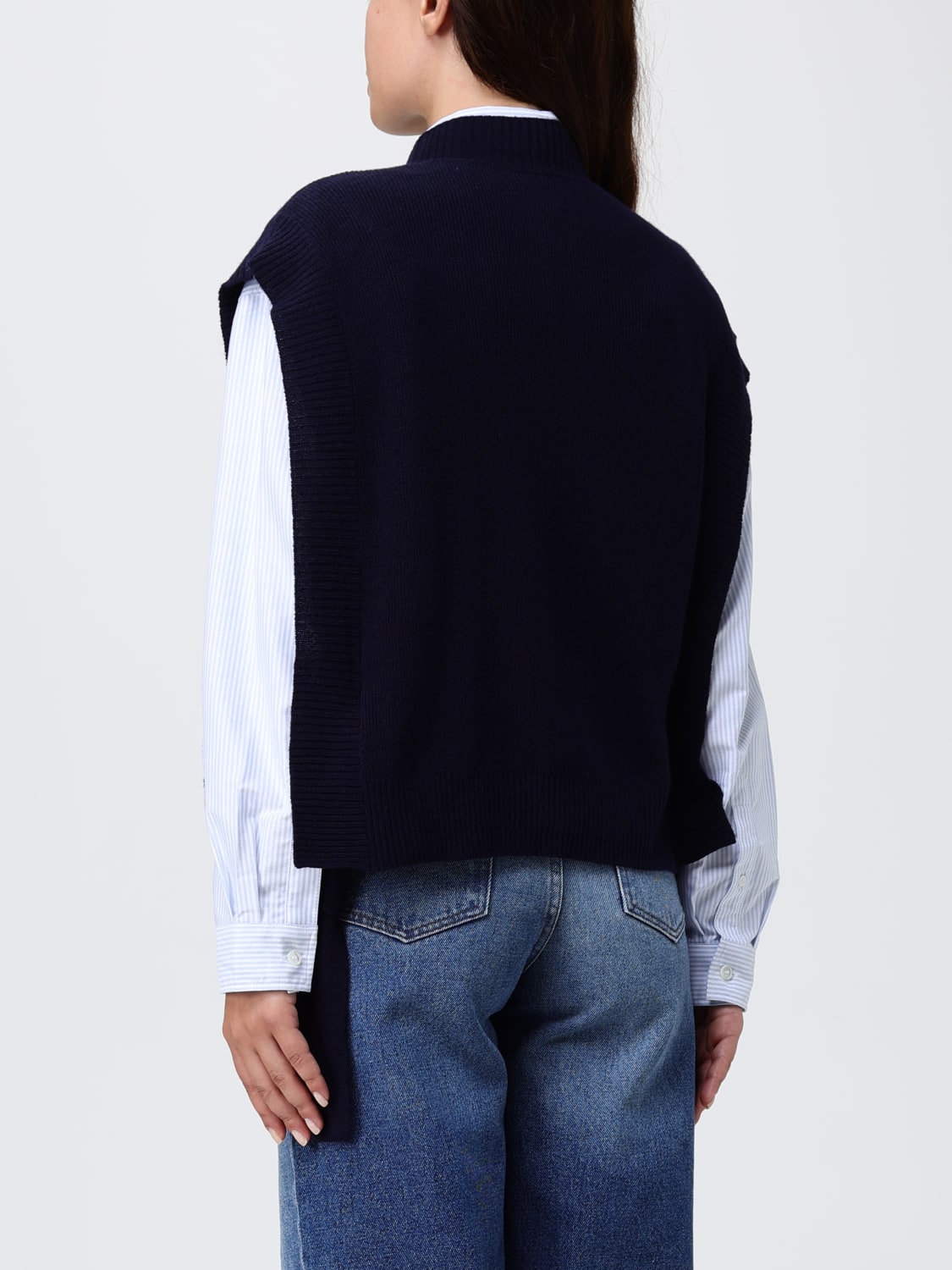 A.P.C. PULLOVER: Pullover damen A.P.C., Blau - Img 3