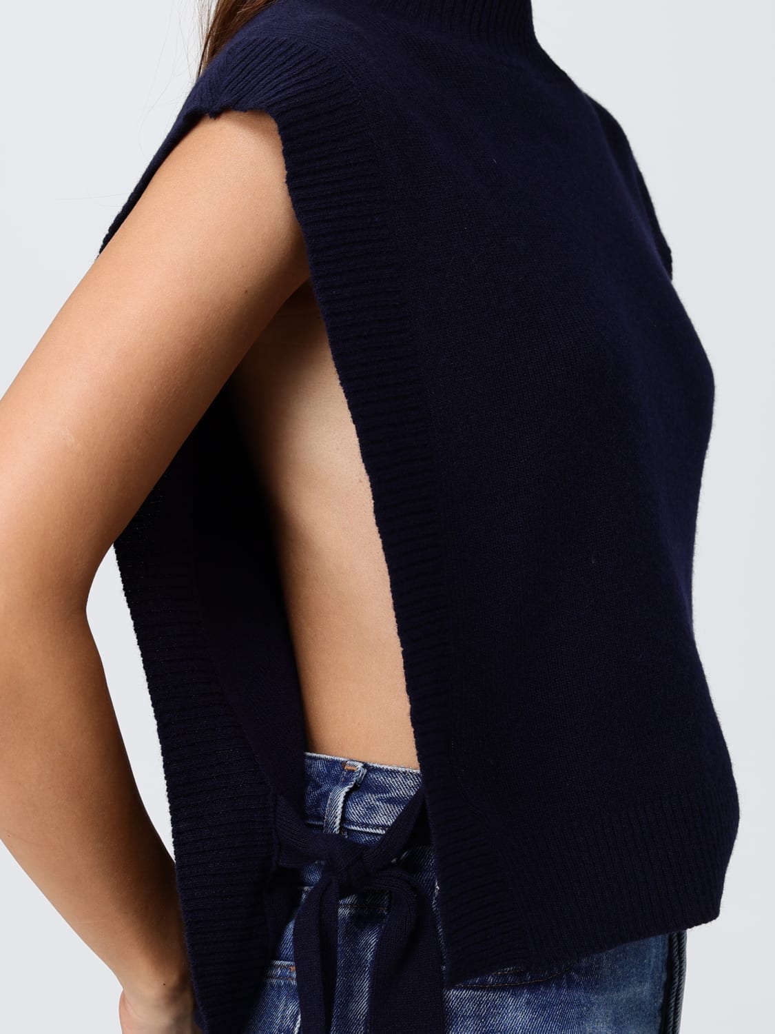 A.P.C. PULLOVER: Pullover damen A.P.C., Blau - Img 4