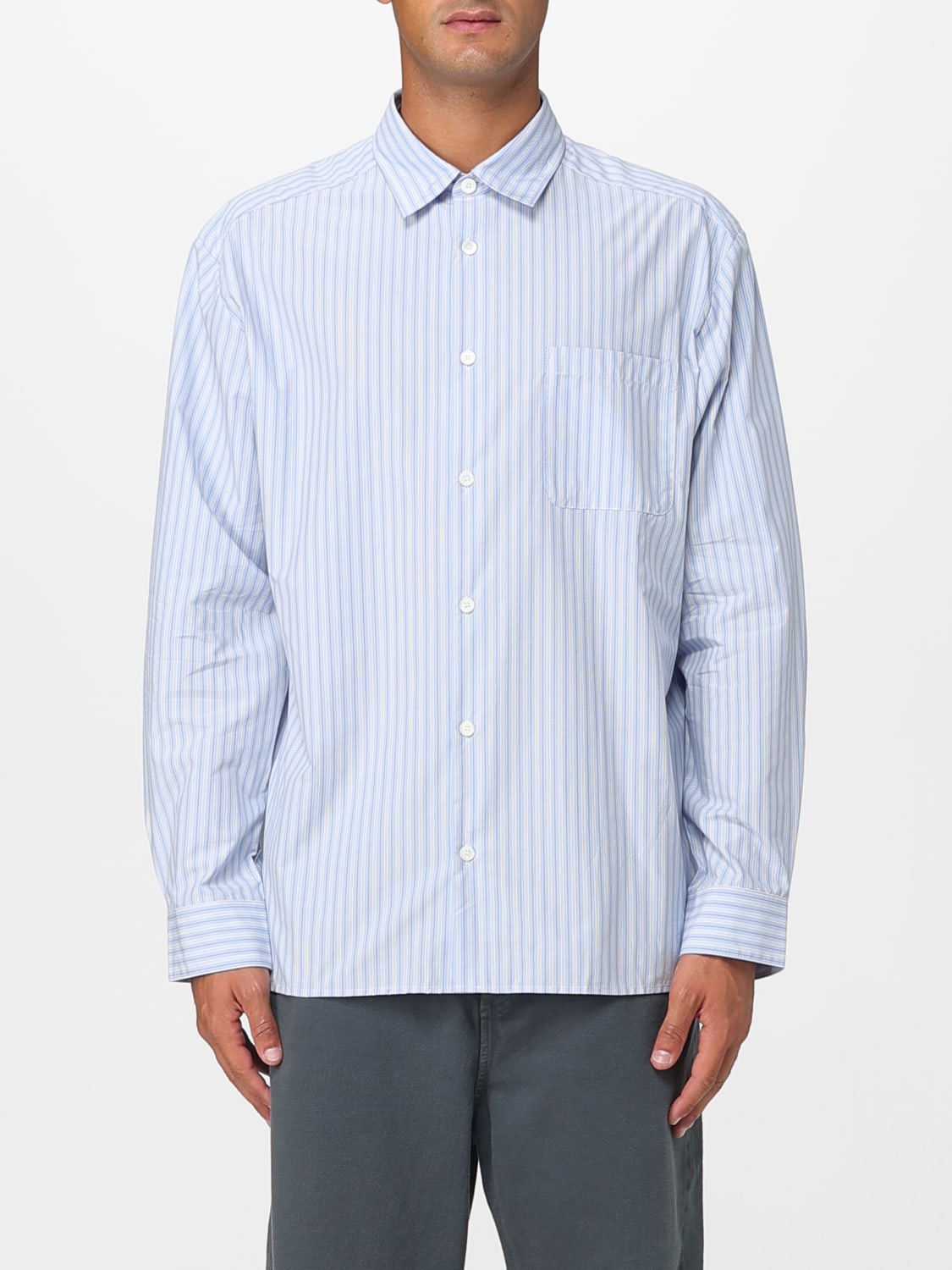 A.P.C. SHIRT: Shirt men A.P.C., Blue - Img 1