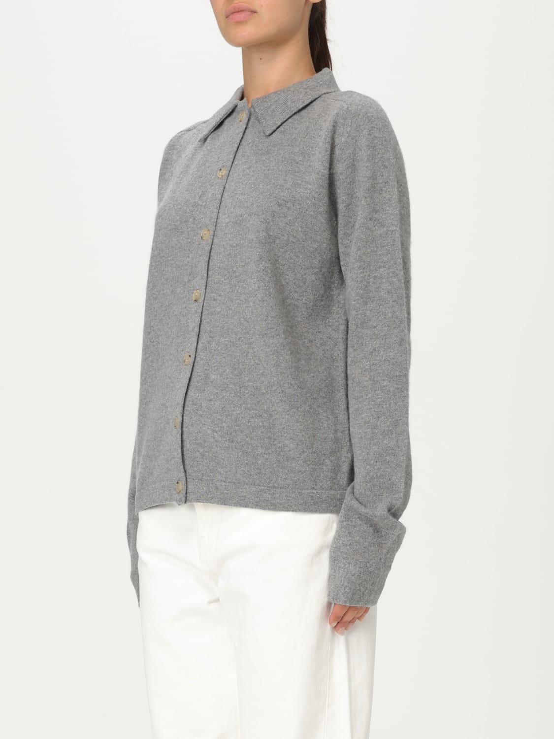 TOTEME JUMPER: Cardigan woman Toteme, Grey - Img 4