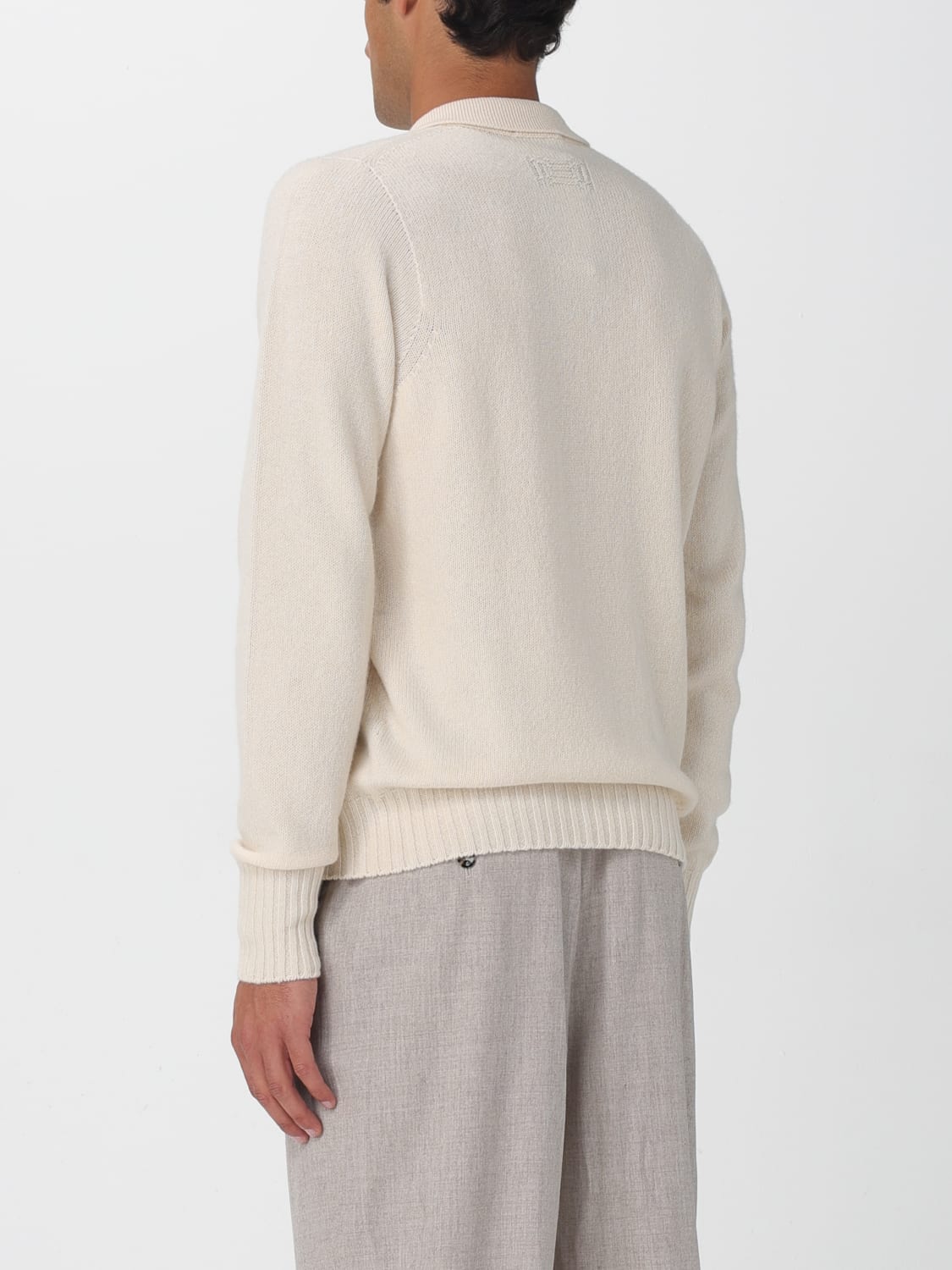 DRUMOHR POLO SHIRT: Cardigan men Drumohr, White - Img 2