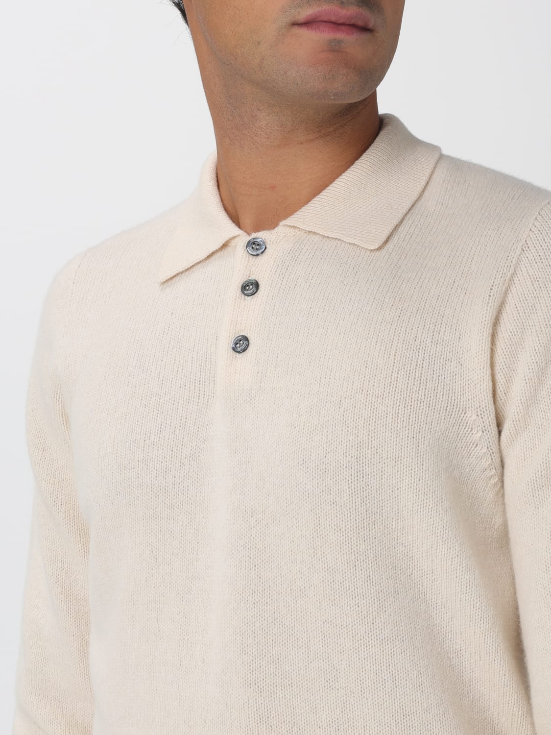 DRUMOHR POLO SHIRT: Cardigan men Drumohr, White - Img 3