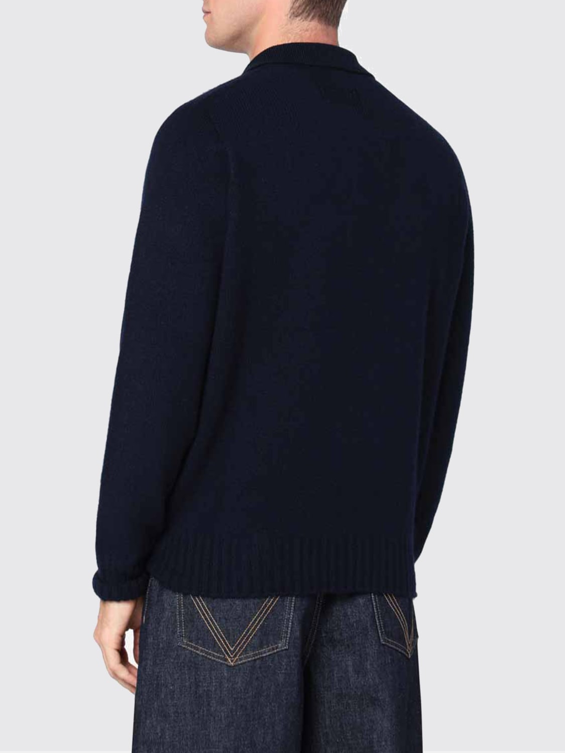 DRUMOHR POLO: Strickjacke herren Drumohr, Blau - Img 3