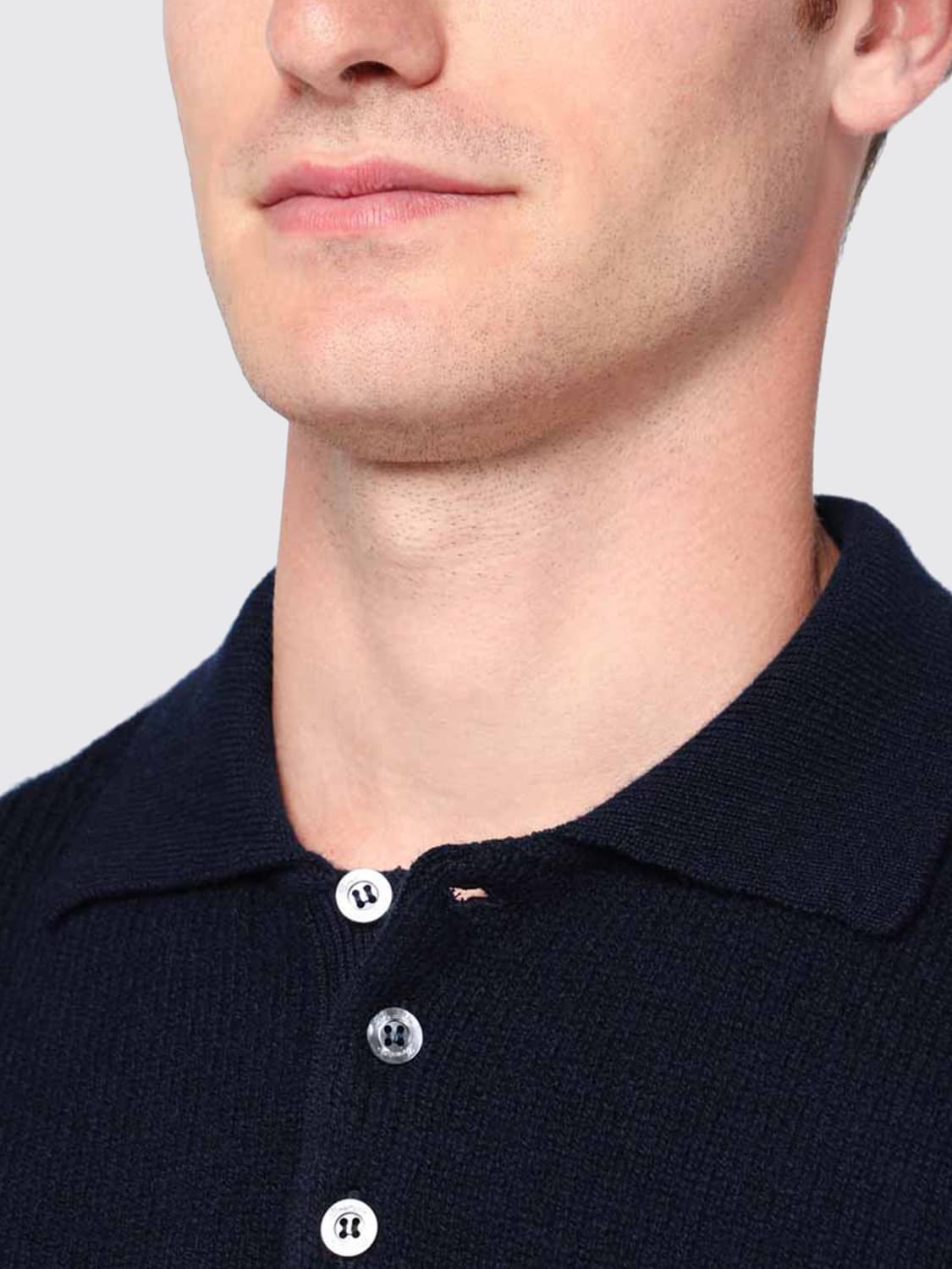 DRUMOHR POLO: Strickjacke herren Drumohr, Blau - Img 4