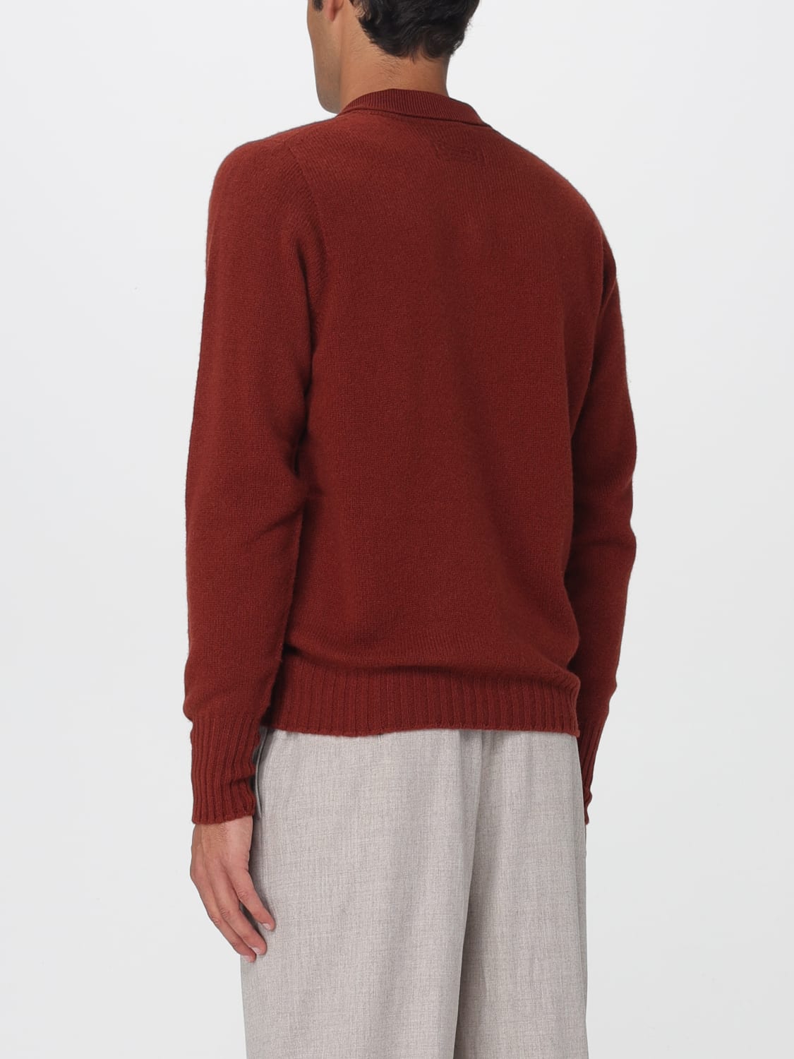 DRUMOHR POLO SHIRT: Cardigan men Drumohr, Red - Img 2