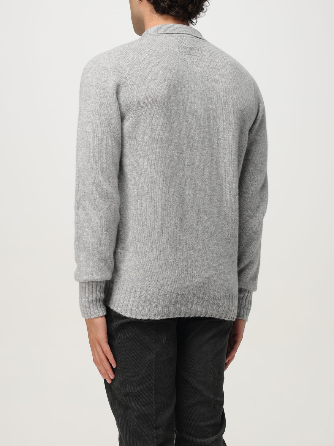 DRUMOHR POLO SHIRT: Cardigan men Drumohr, Grey - Img 2