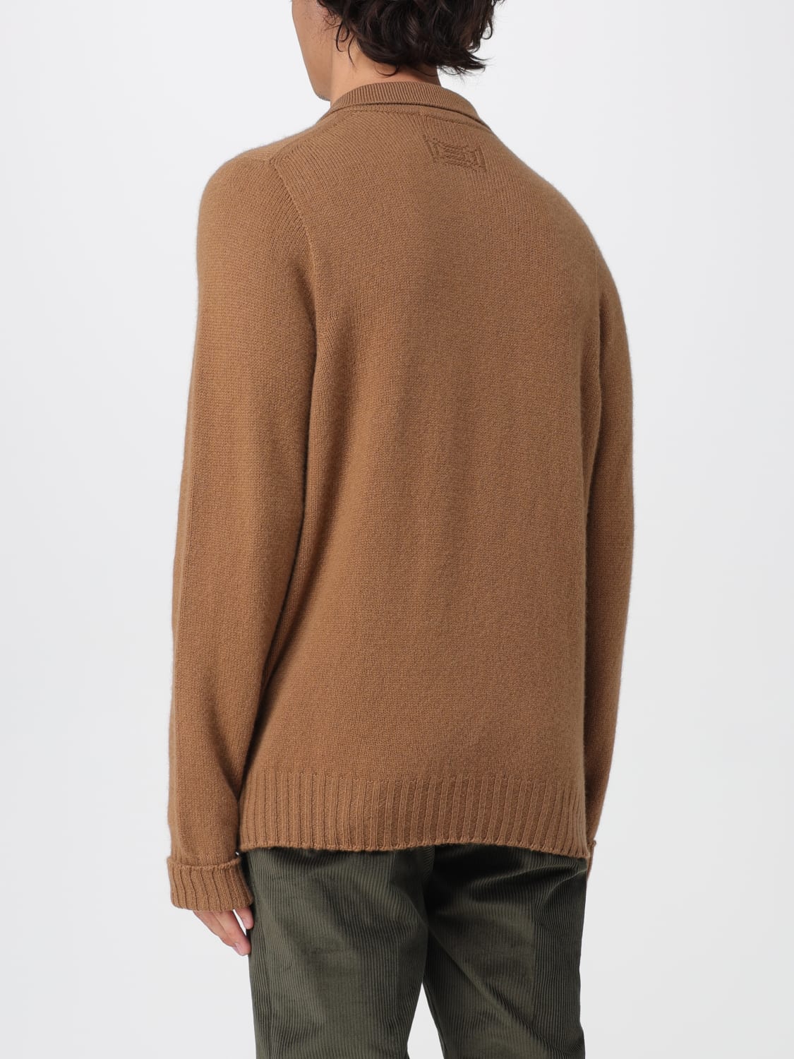 DRUMOHR POLO: Strickjacke herren Drumohr, Braun - Img 2