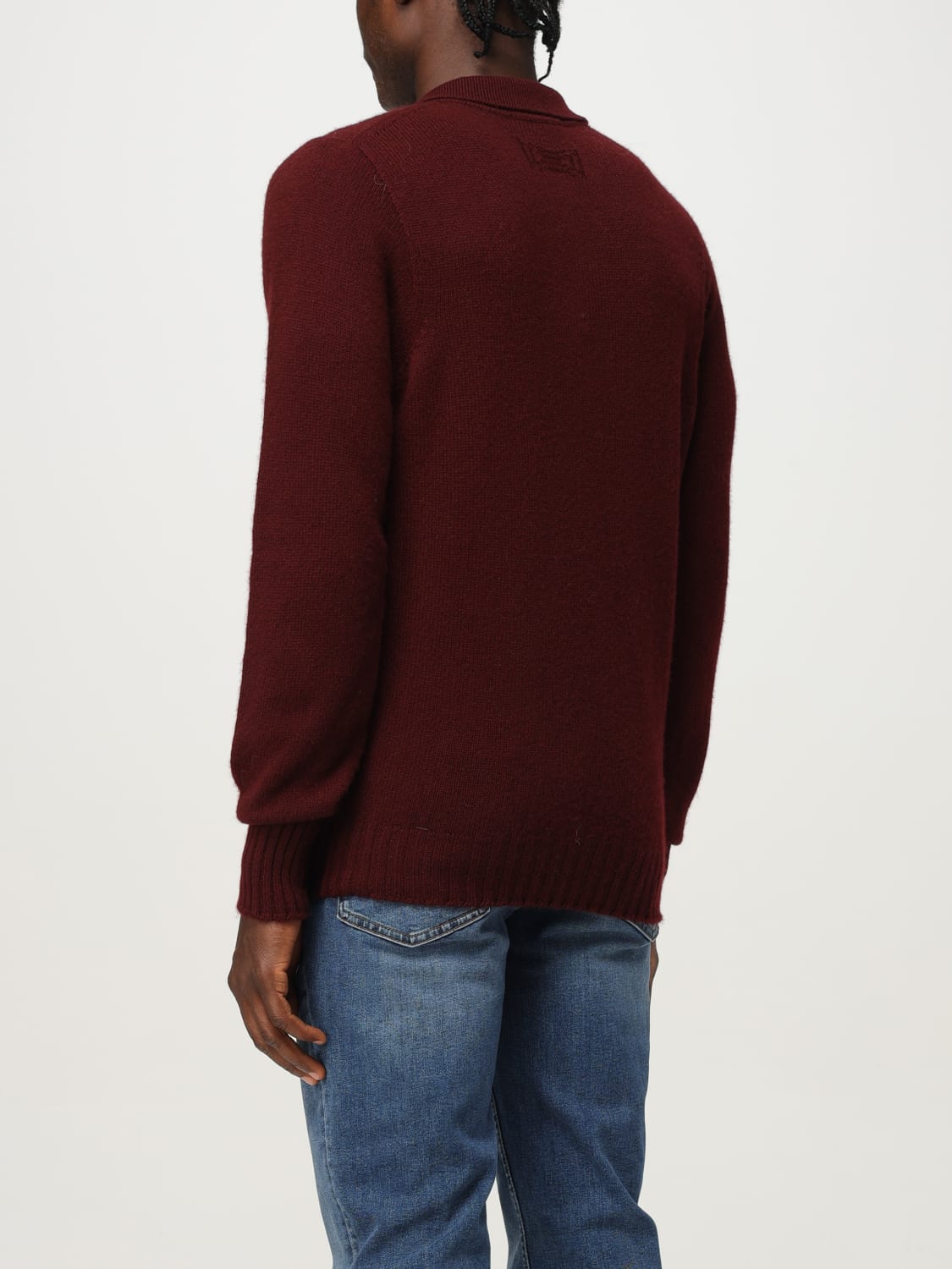 DRUMOHR POLO: Strickjacke herren Drumohr, Burgunderrot - Img 2