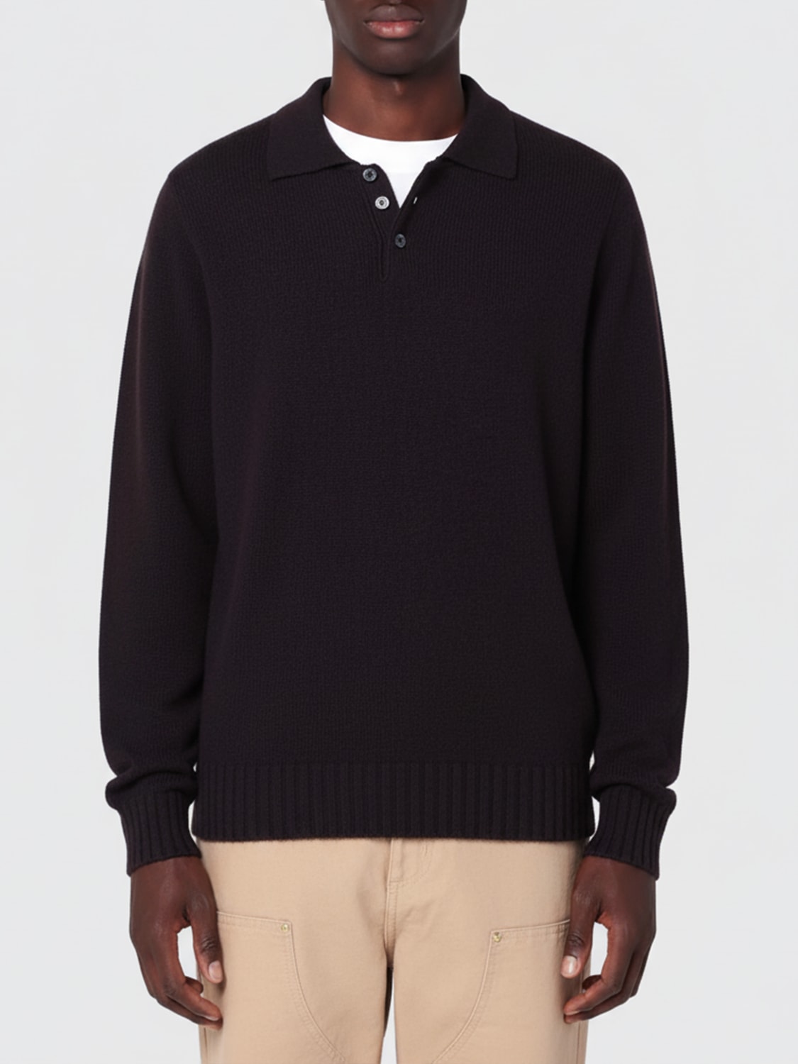 DRUMOHR POLO SHIRT: Cardigan men Drumohr, Grey 1 - Img 1