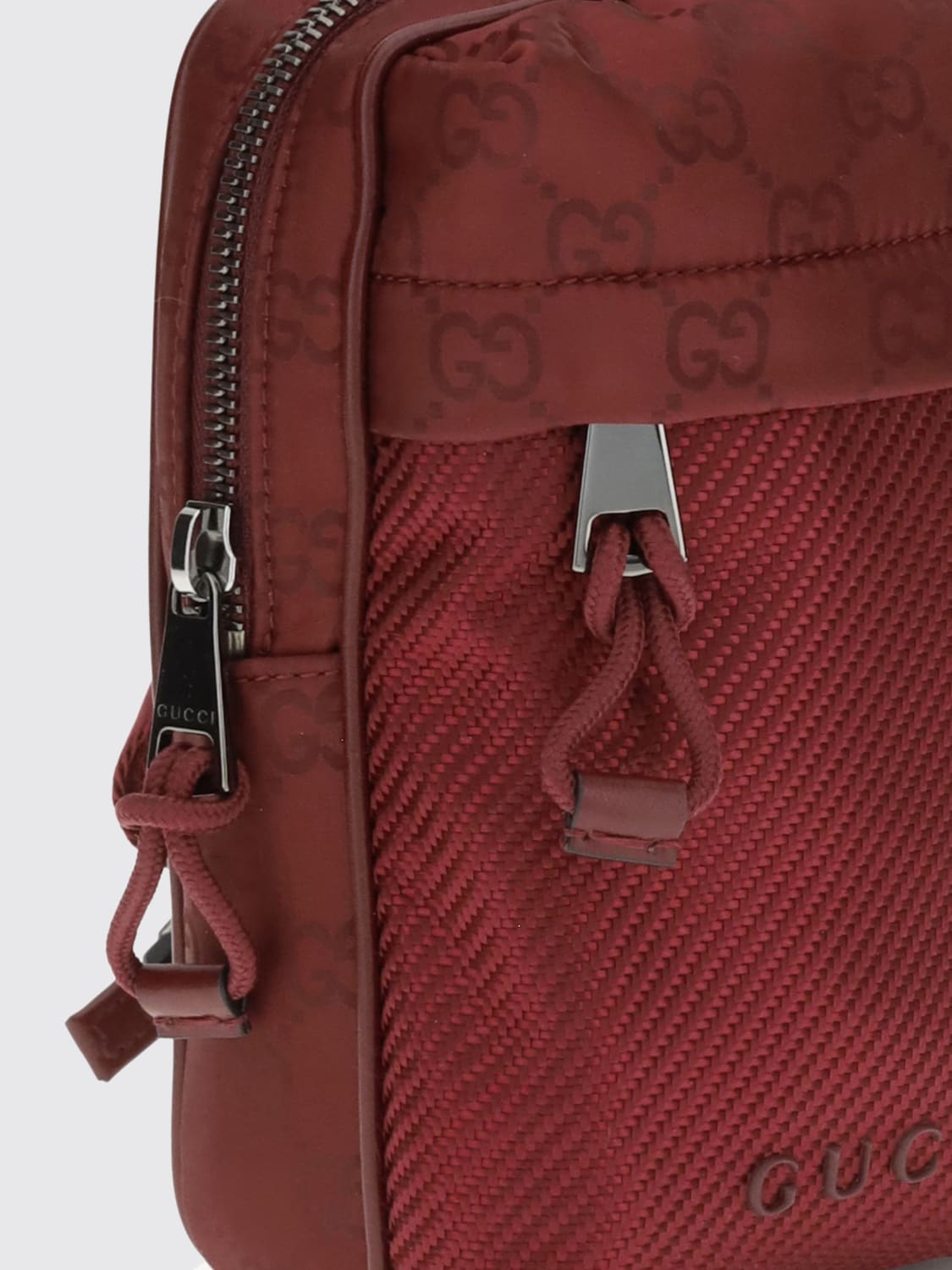 GUCCI BACKPACK: Bags men Gucci, Burgundy - Img 3