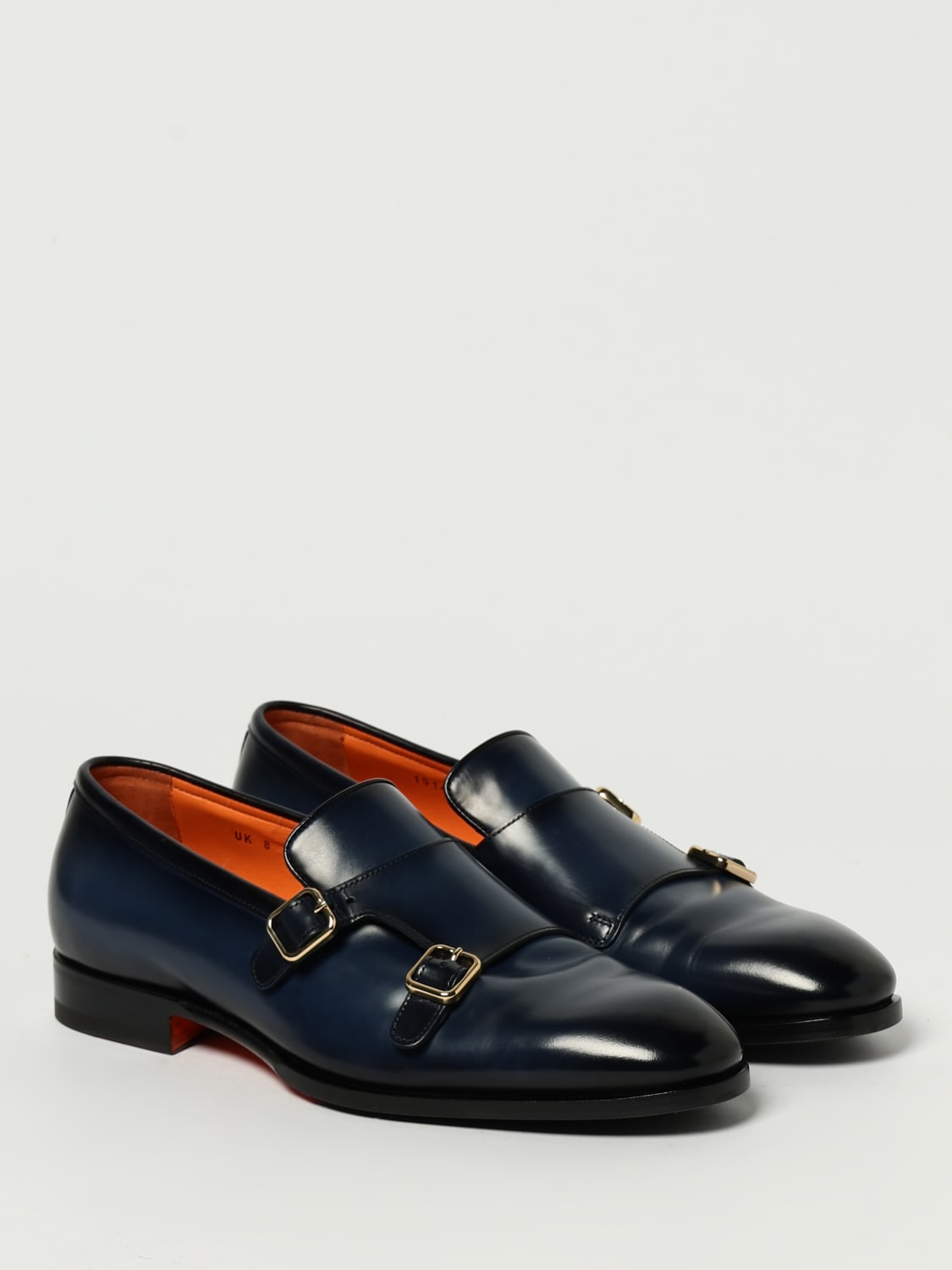 SANTONI 系带鞋: 乐福鞋 男士 Santoni, 蓝色 - Img 2