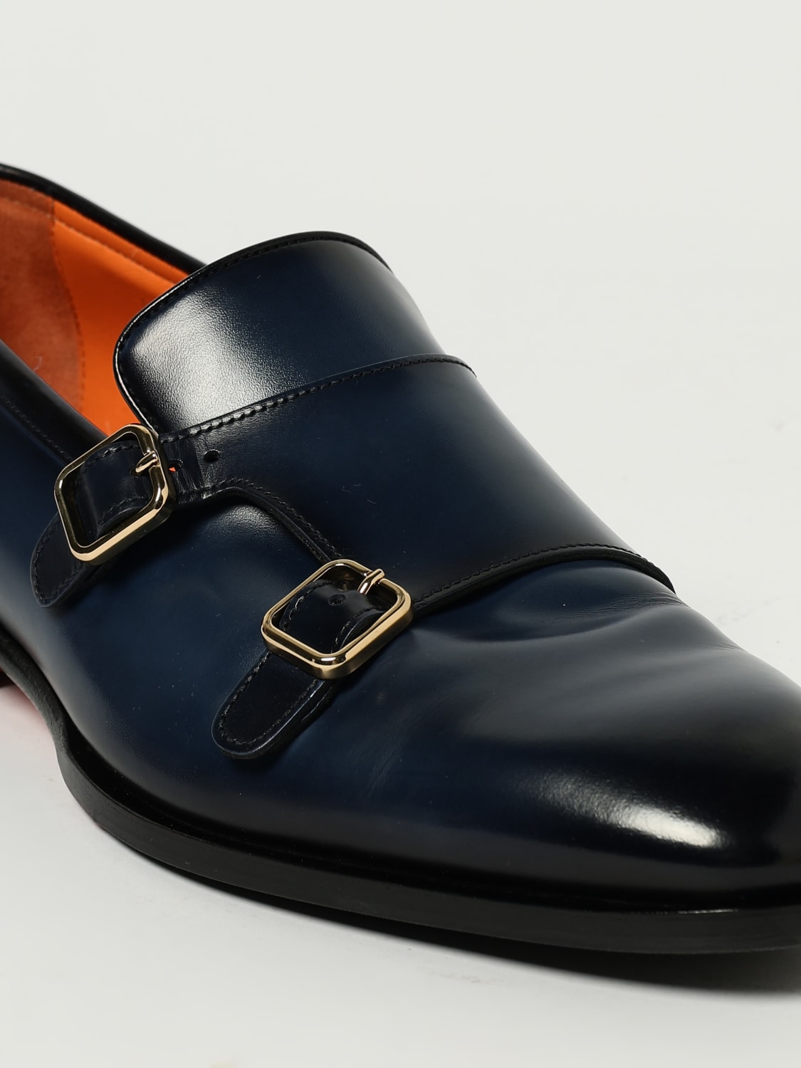SANTONI 系带鞋: 乐福鞋 男士 Santoni, 蓝色 - Img 4