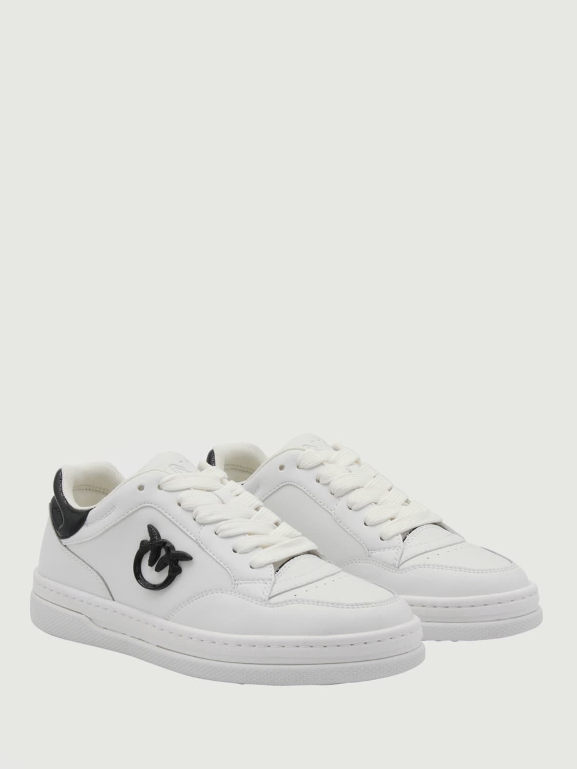 PINKO SNEAKERS: Sneakers Mandy 11 Pinko in pelle , Bianco - Img 2