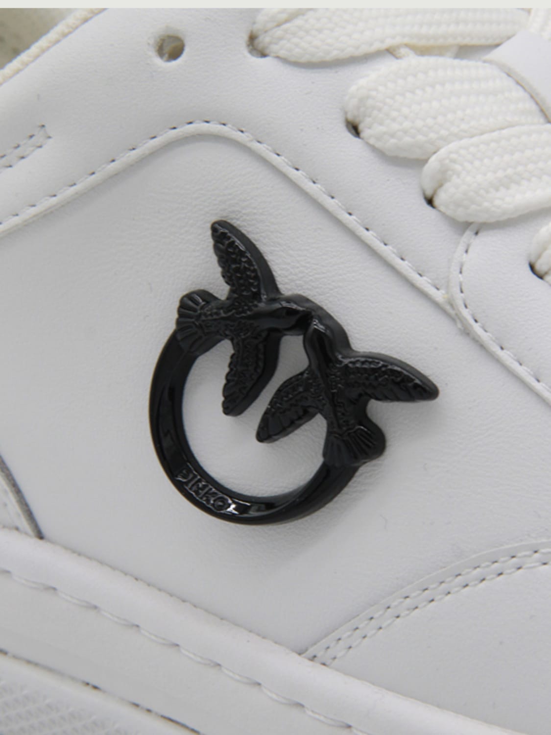 PINKO SNEAKERS: Sneakers Mandy 11 Pinko in pelle , Bianco - Img 4