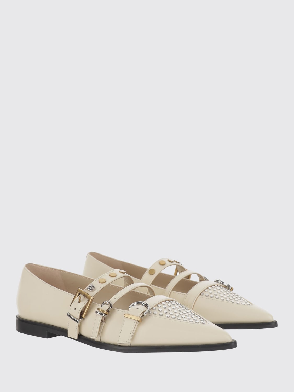 PINKO BALLET FLAT: Ballet flats woman Pinko, Ivory - Img 2