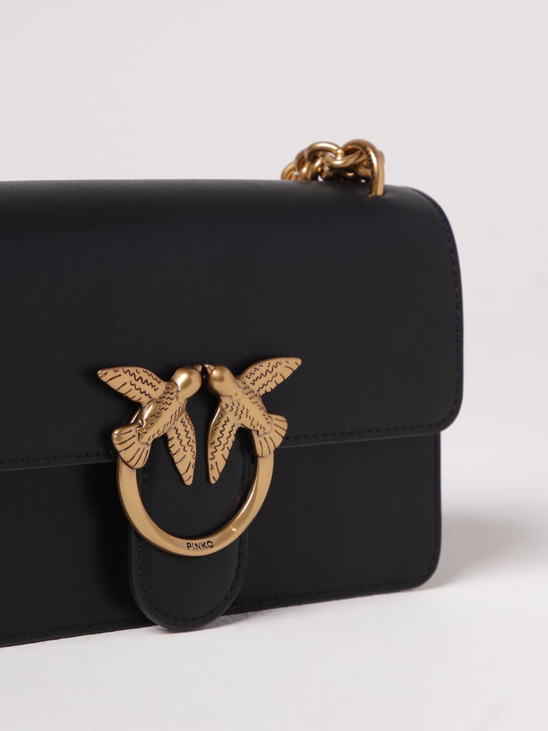 PINKO MINI BAG: Shoulder bag woman Pinko, Black - Img 3