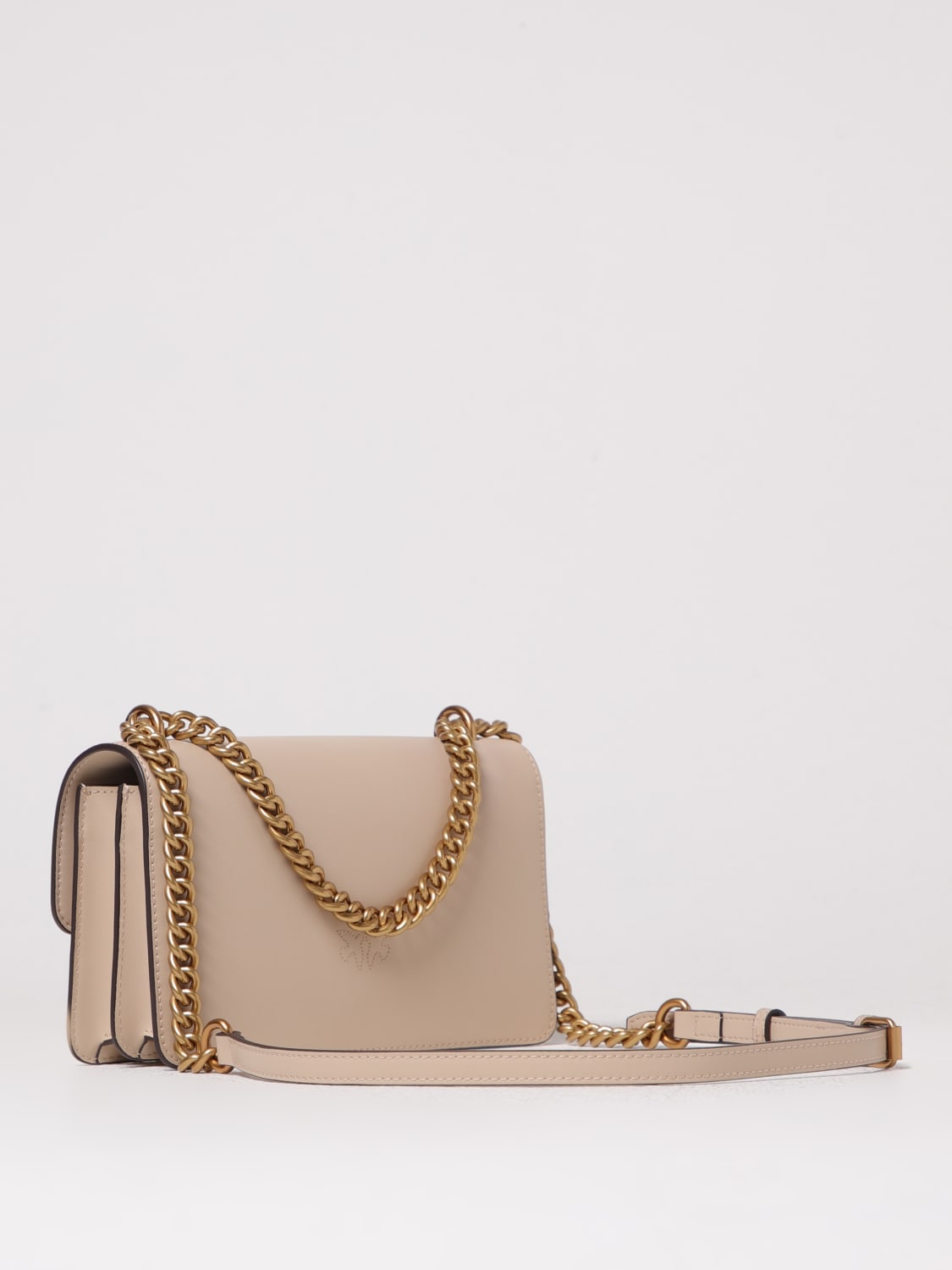 PINKO MINI BAG: Shoulder bag woman Pinko, Beige - Img 2