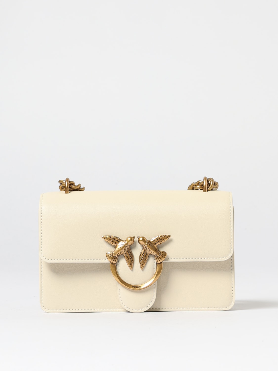 PINKO MINI BAG: Shoulder bag woman Pinko, White 1 - Img 1