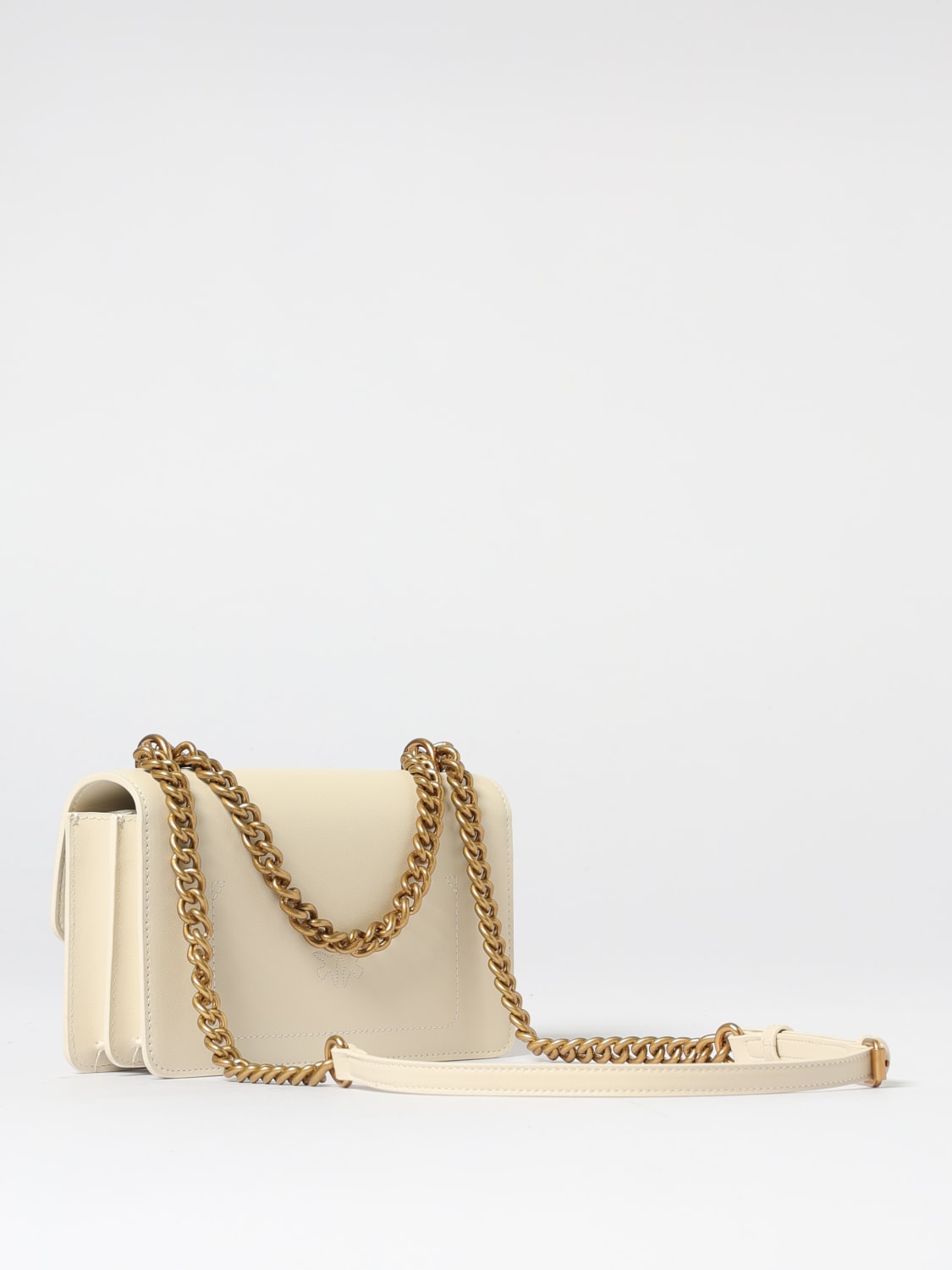 PINKO MINI BAG: Shoulder bag woman Pinko, White 1 - Img 2