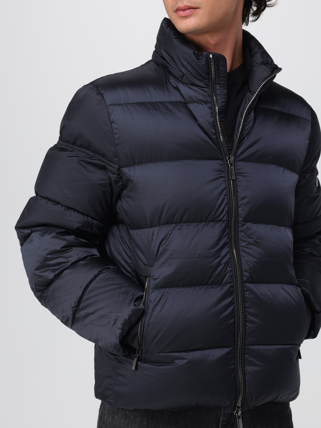 MOORER JACKET: Jacket men Moorer, Blue - Img 4